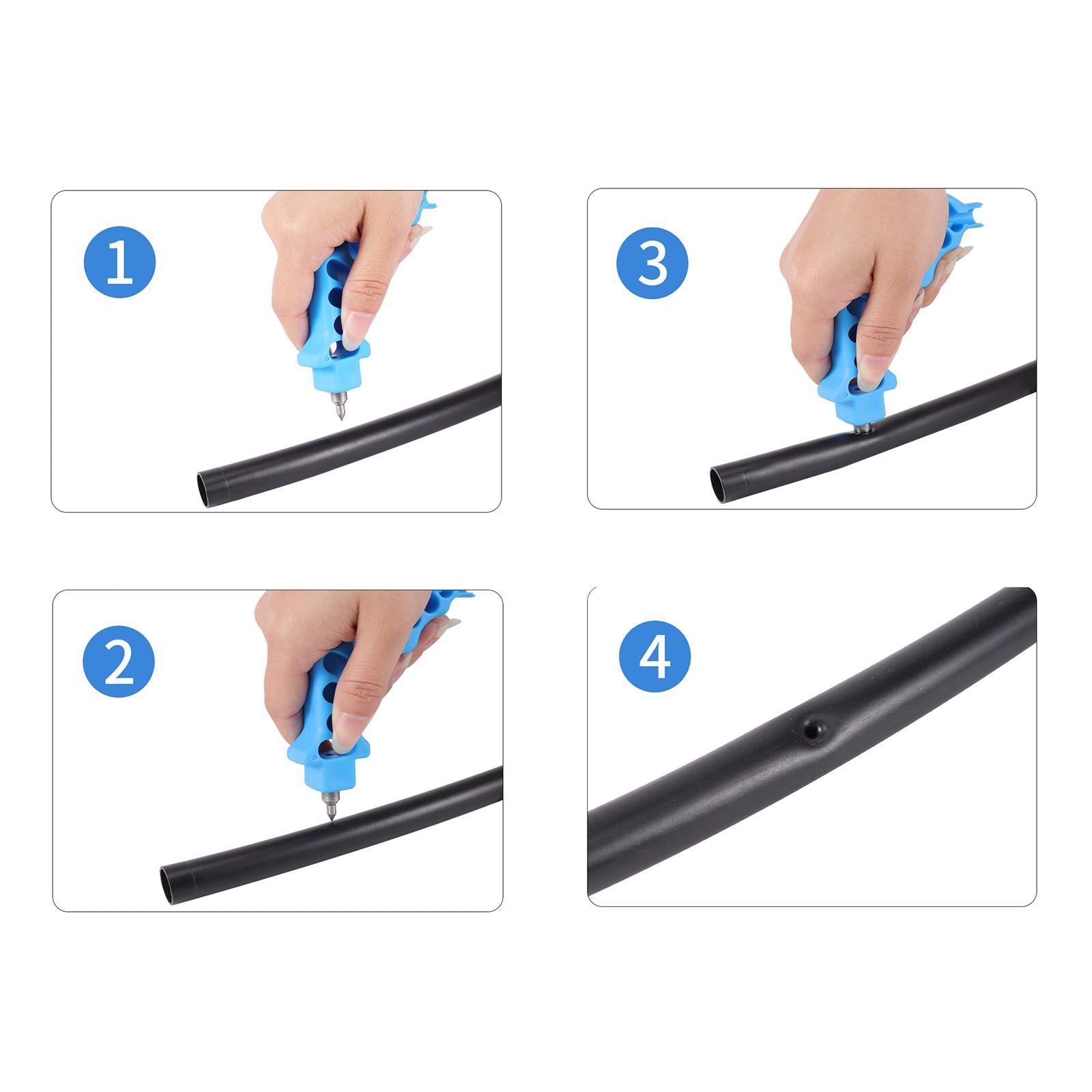 3x4/7 Irrigation Hole Puncher Drill Hose Tubing Punch Drilling Tools Garden