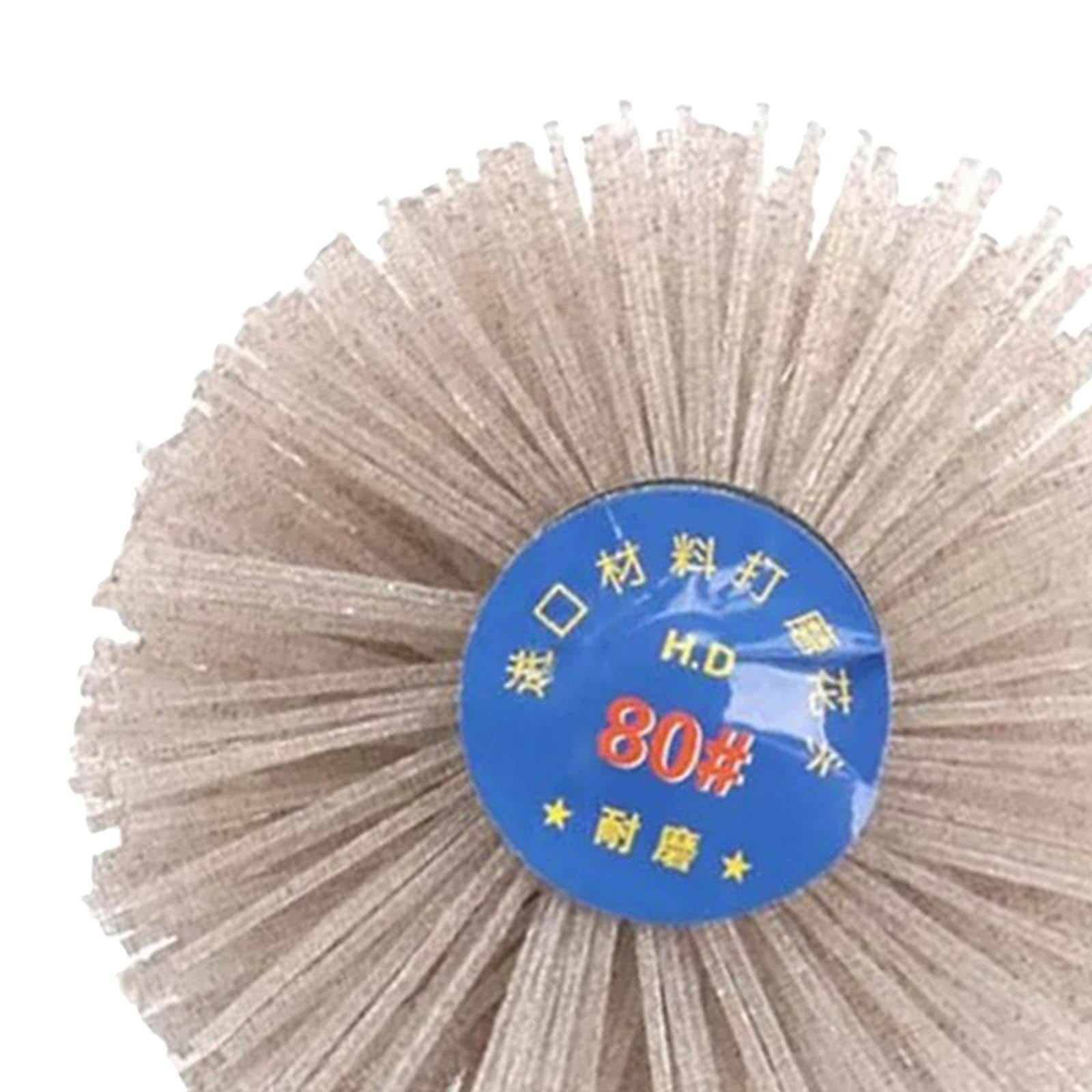 3xGrinding Nylon Wheel Brush Wire Brush Wheel Cup Brush for Polishing 80 Grit