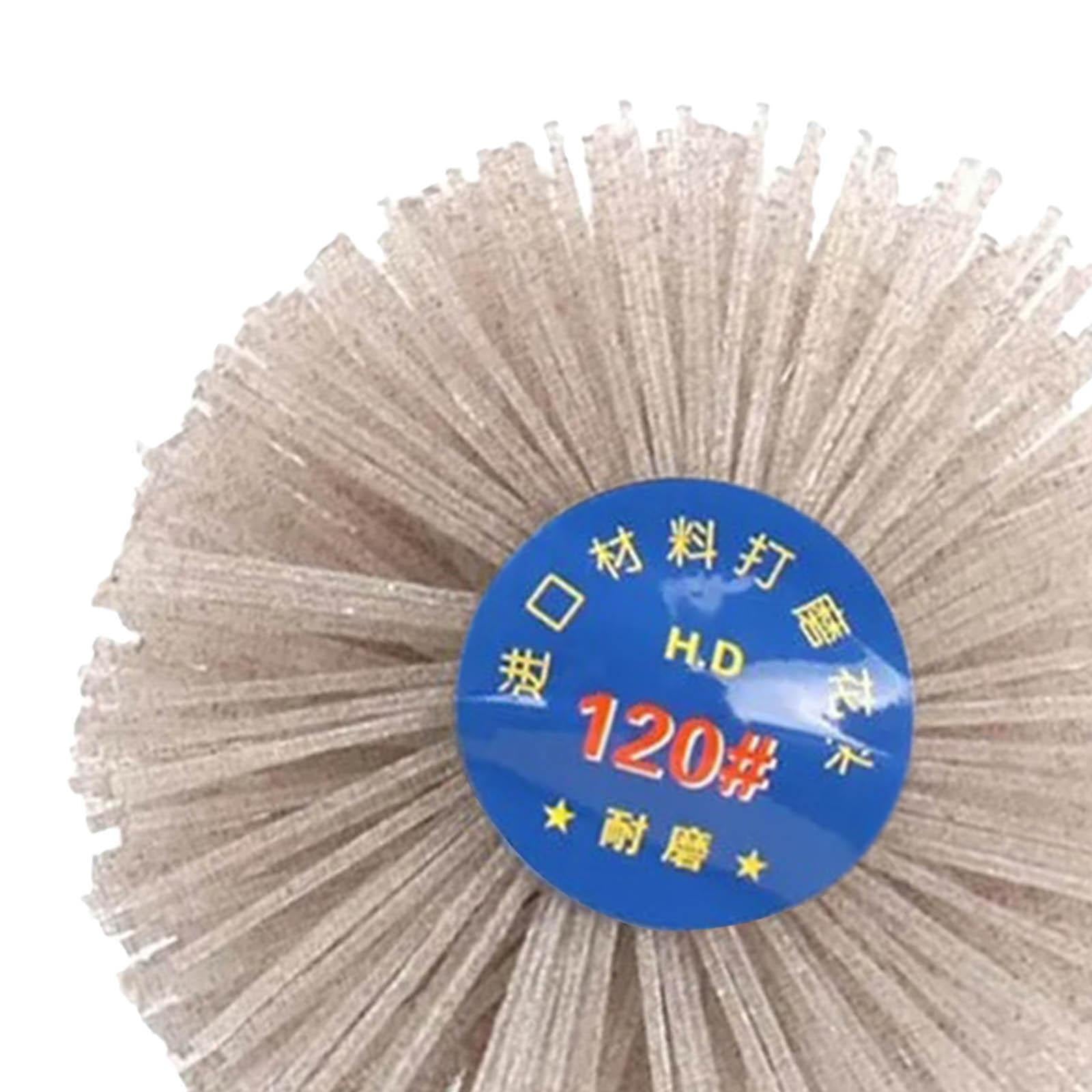2xGrinding Nylon Wheel Brush Wire Brush Wheel Cup Brush for Polishing 120 Grit
