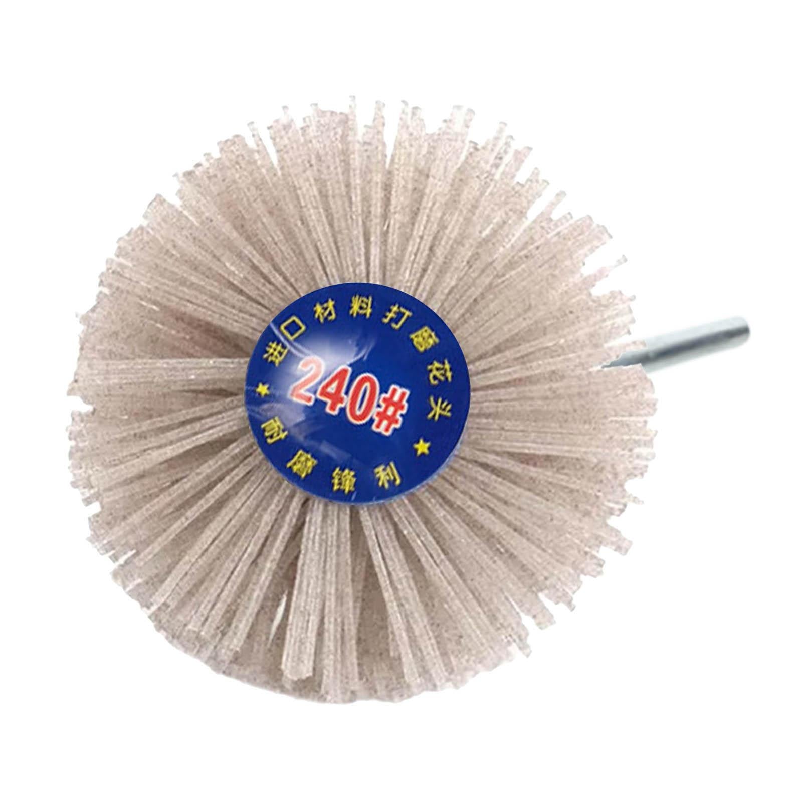 3xGrinding Nylon Wheel Brush Wire Brush Wheel Cup Brush for Polishing 240 Grit