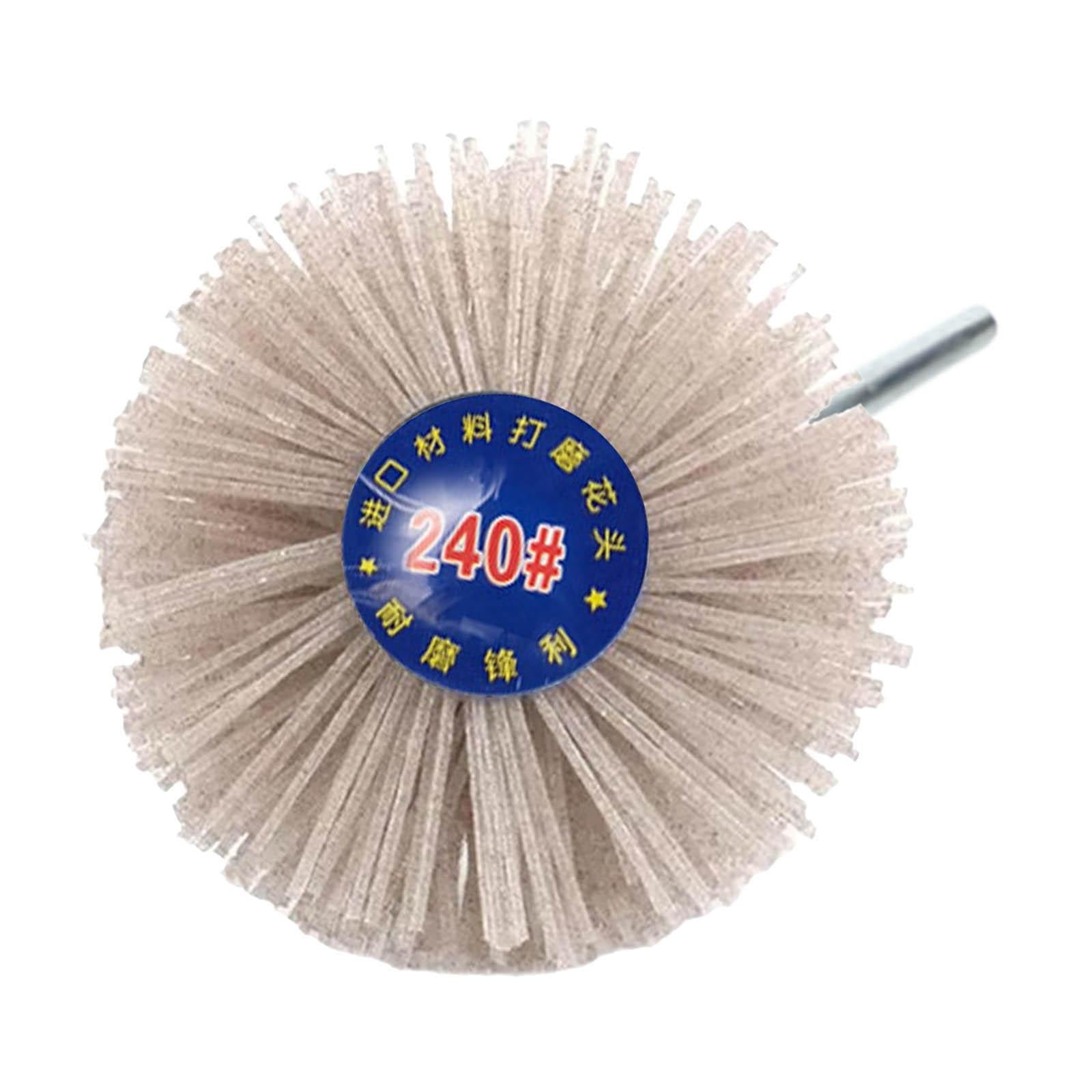 3xGrinding Nylon Wheel Brush Wire Brush Wheel Cup Brush for Polishing 240 Grit