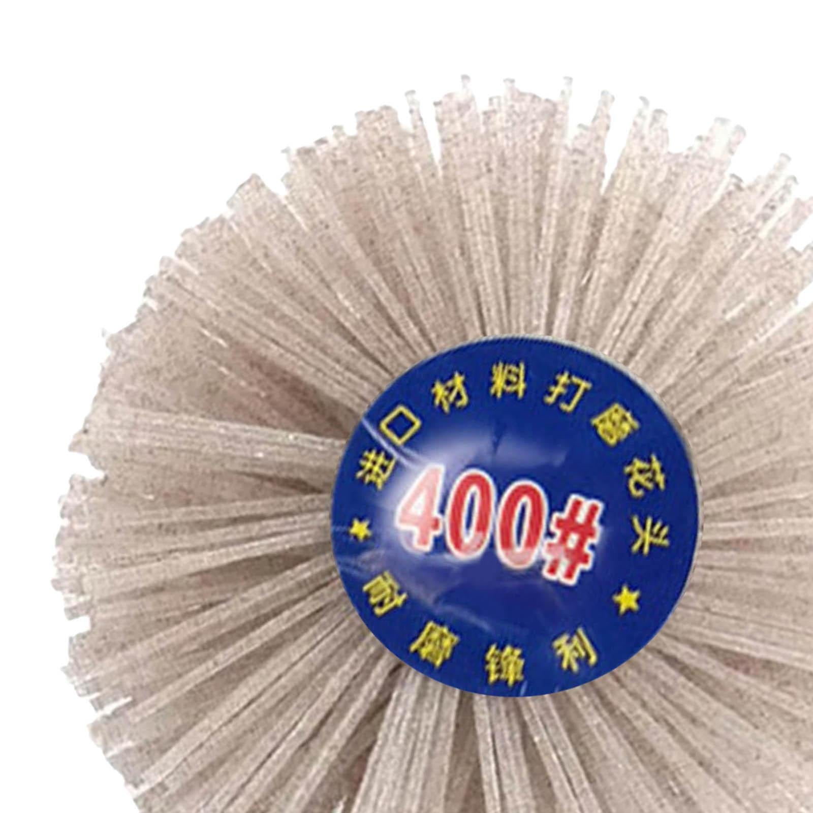 4xGrinding Nylon Wheel Brush Wire Brush Wheel Cup Brush for Polishing 400 Grit