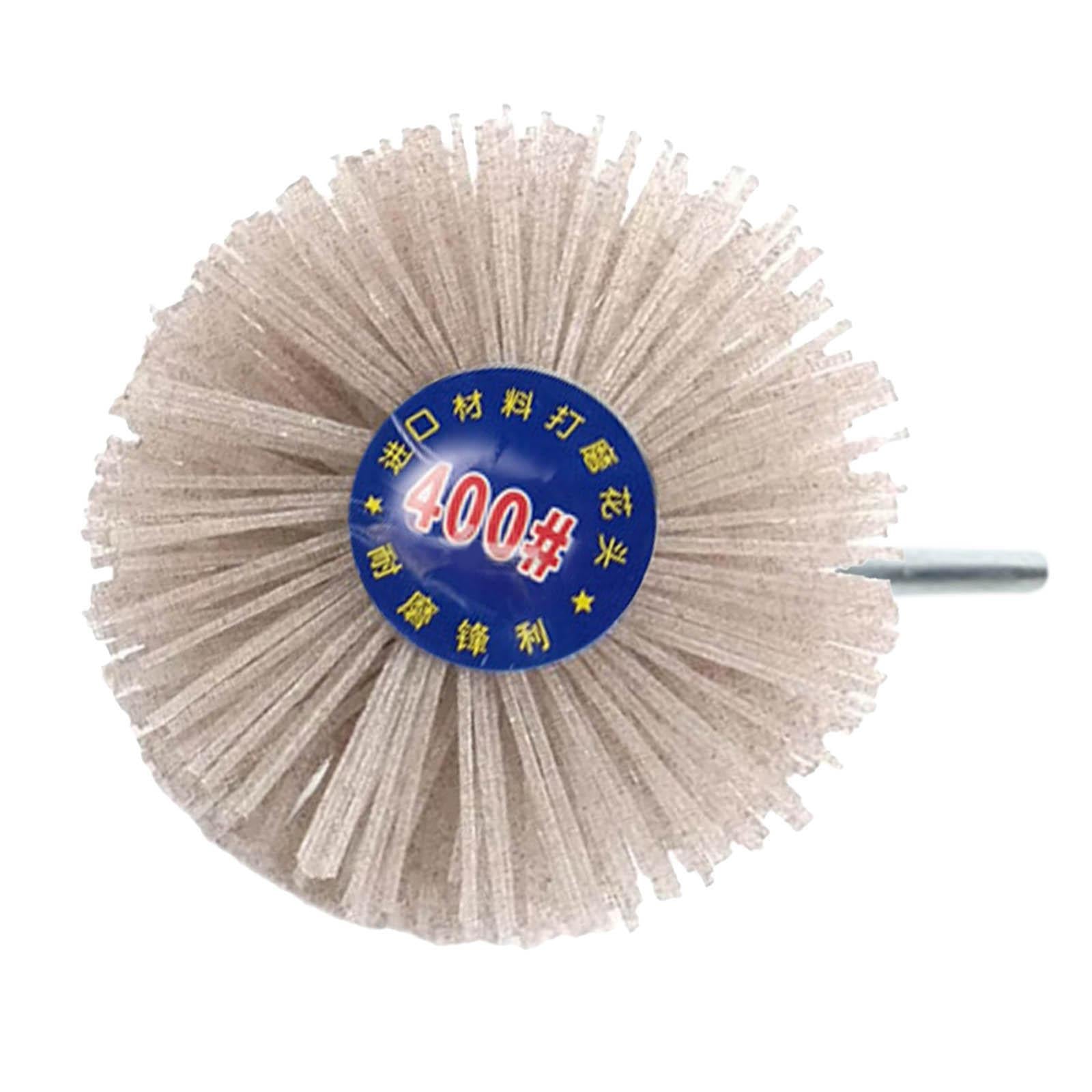 3xGrinding Nylon Wheel Brush Wire Brush Wheel Cup Brush for Polishing 400 Grit