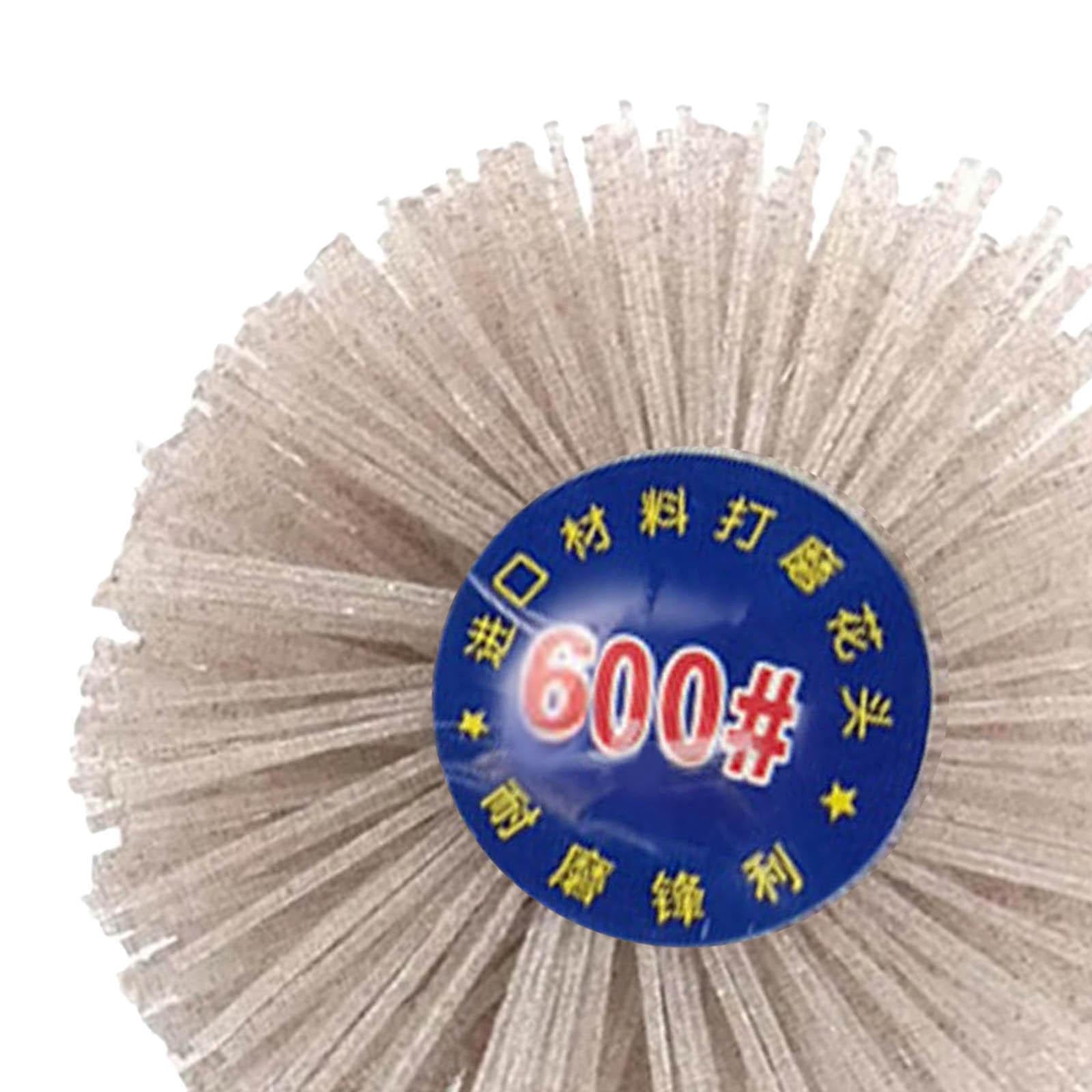 2xGrinding Nylon Wheel Brush Wire Brush Wheel Cup Brush for Polishing 600 Grit