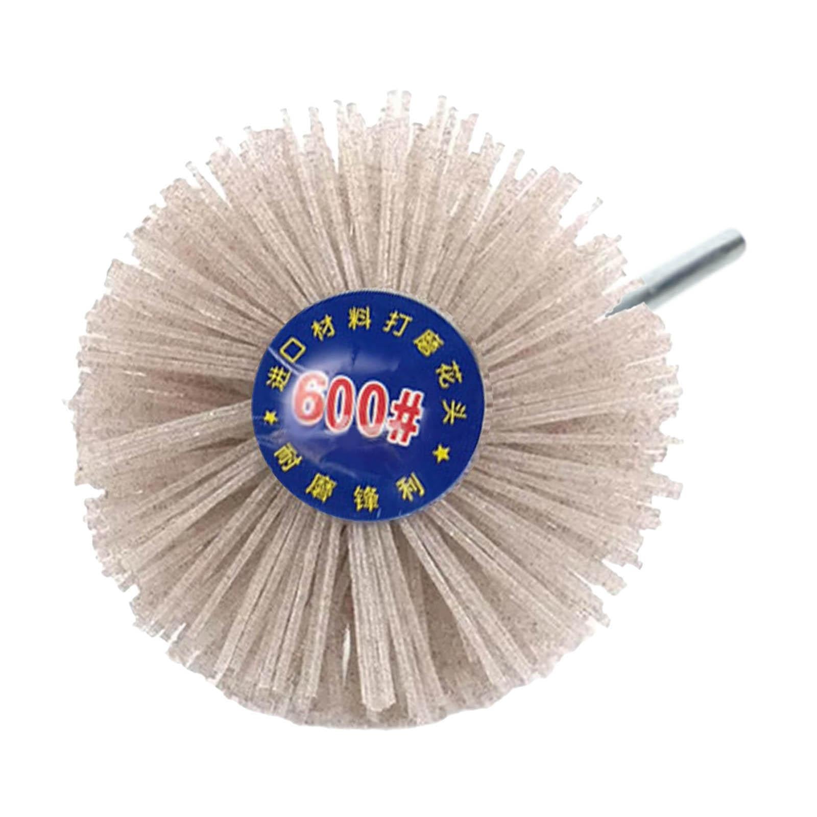 2xGrinding Nylon Wheel Brush Wire Brush Wheel Cup Brush for Polishing 600 Grit