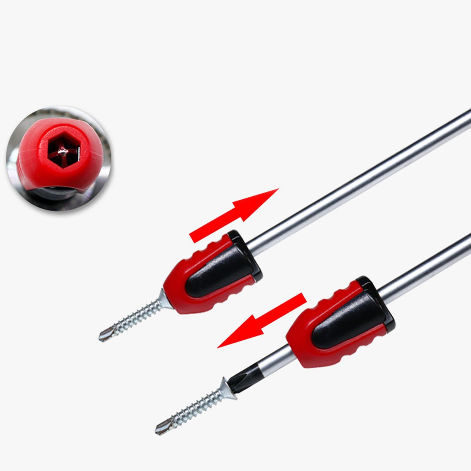 4xMagnetic Screw Rings for Electric Drill Power Bits Tool Screw Driver Head