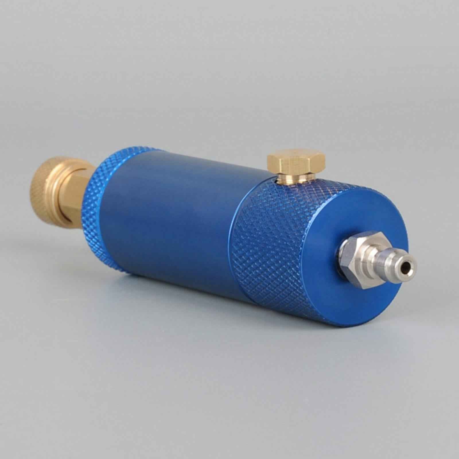 Oil Water Separator Quick Connect High Pressure for Air Compressor Pump Pcp Blue