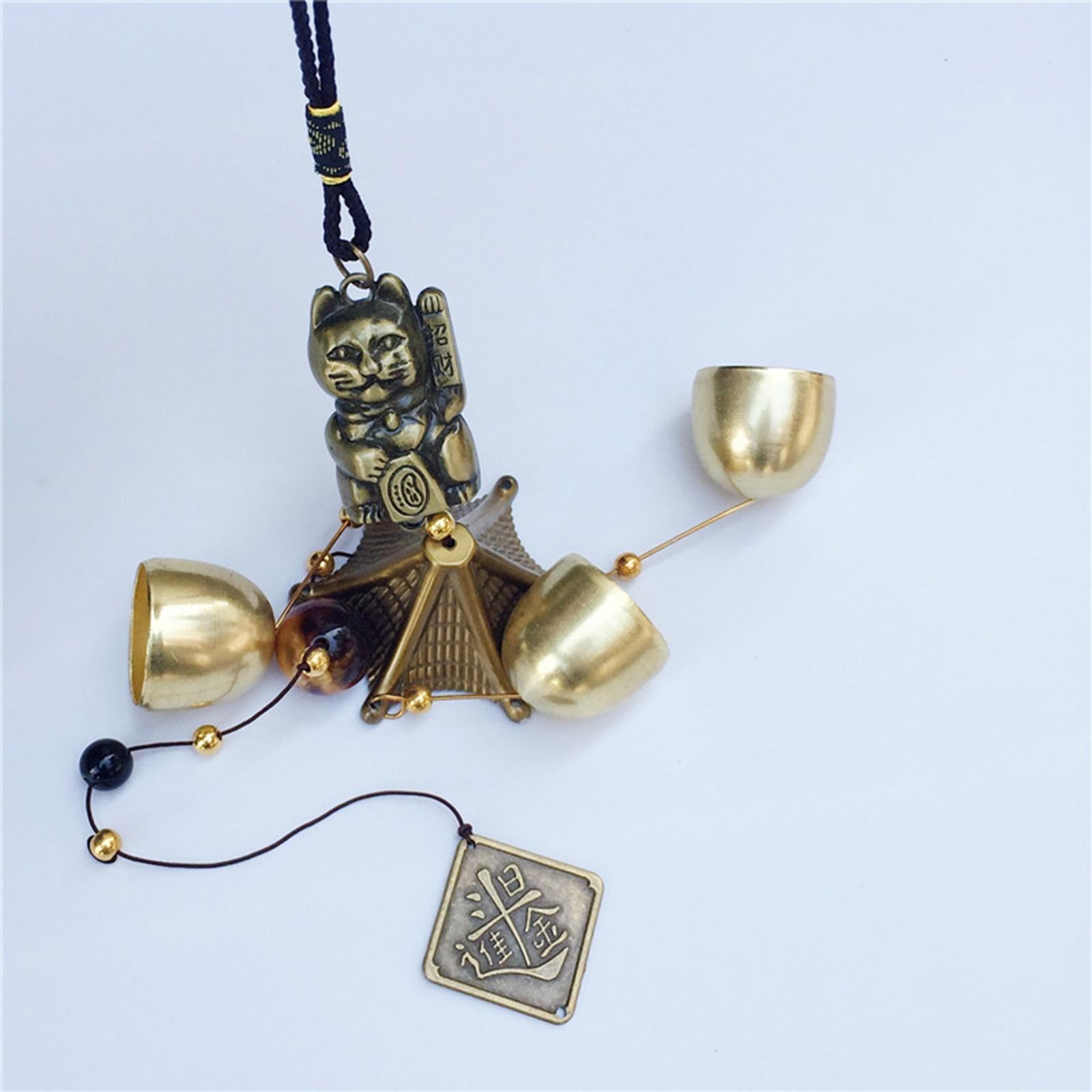 4xWind Chime Toy Ornaments Blessing Gifts Pendant for Fengshui Garden Families