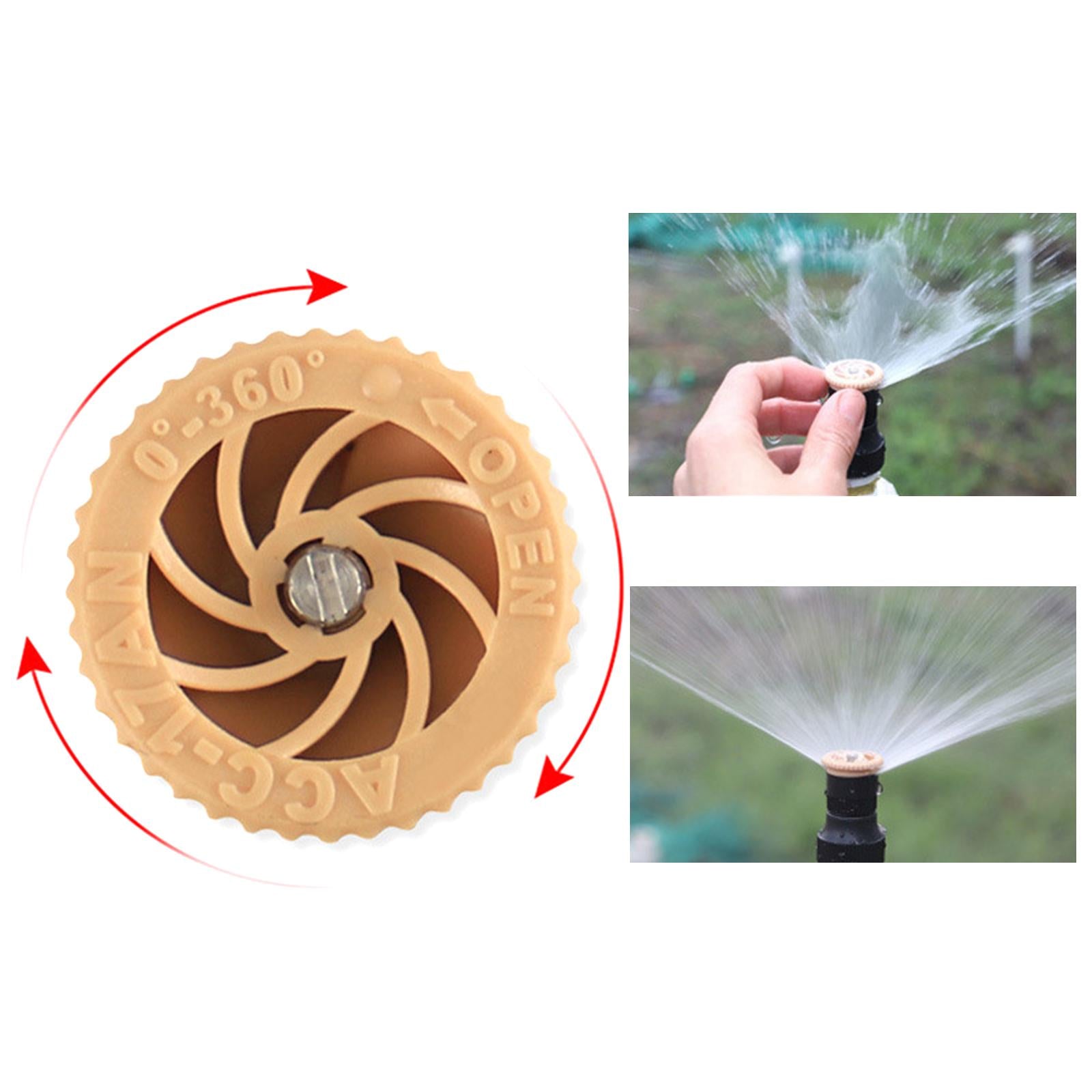 2xLawn Sprinkler Adjustable 360 Degree Automatic Rotating Yard Sprinkler