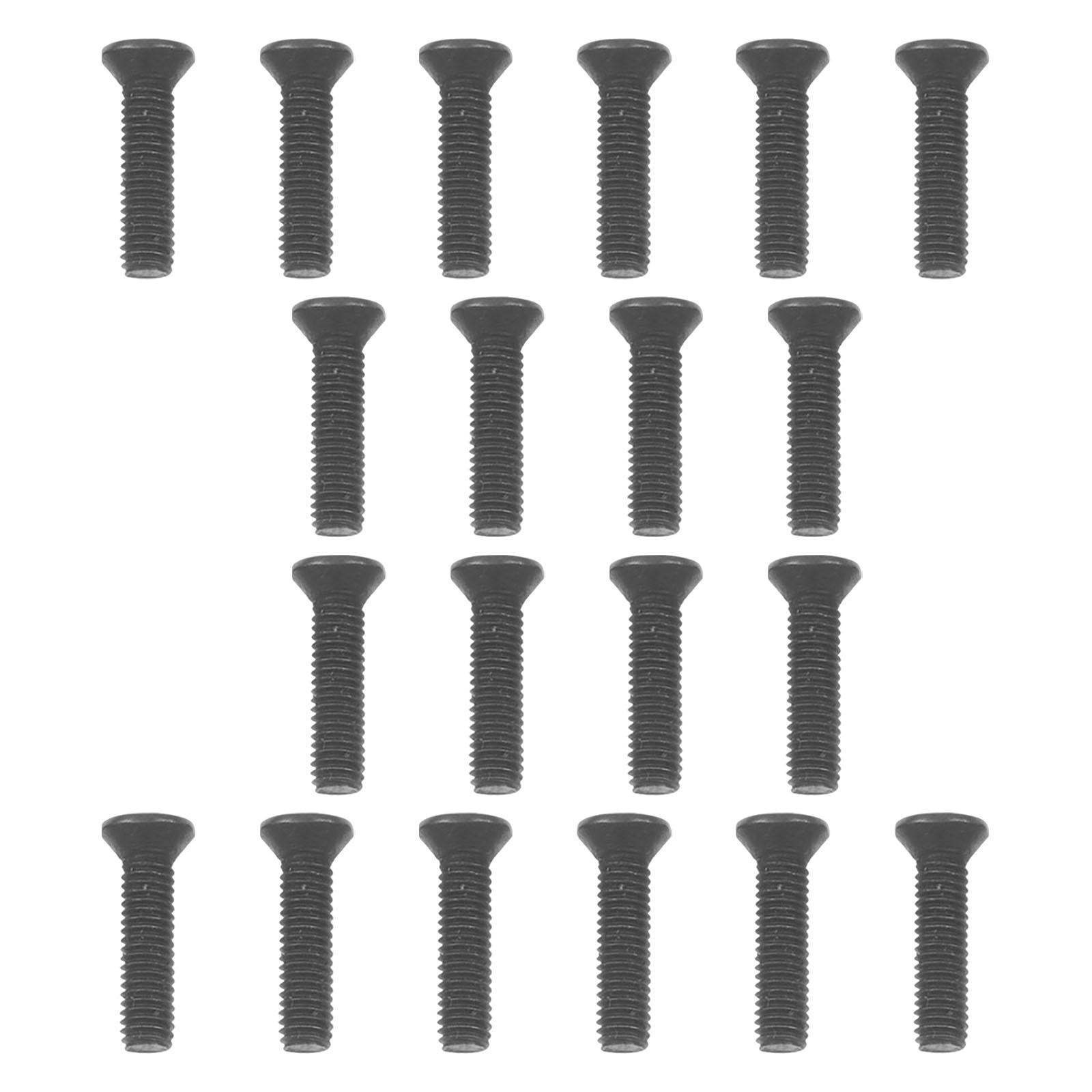 3x20x Portable Fixing Screw Left Hand Thread for Drill Chuck Shank Adapter M6x22mm