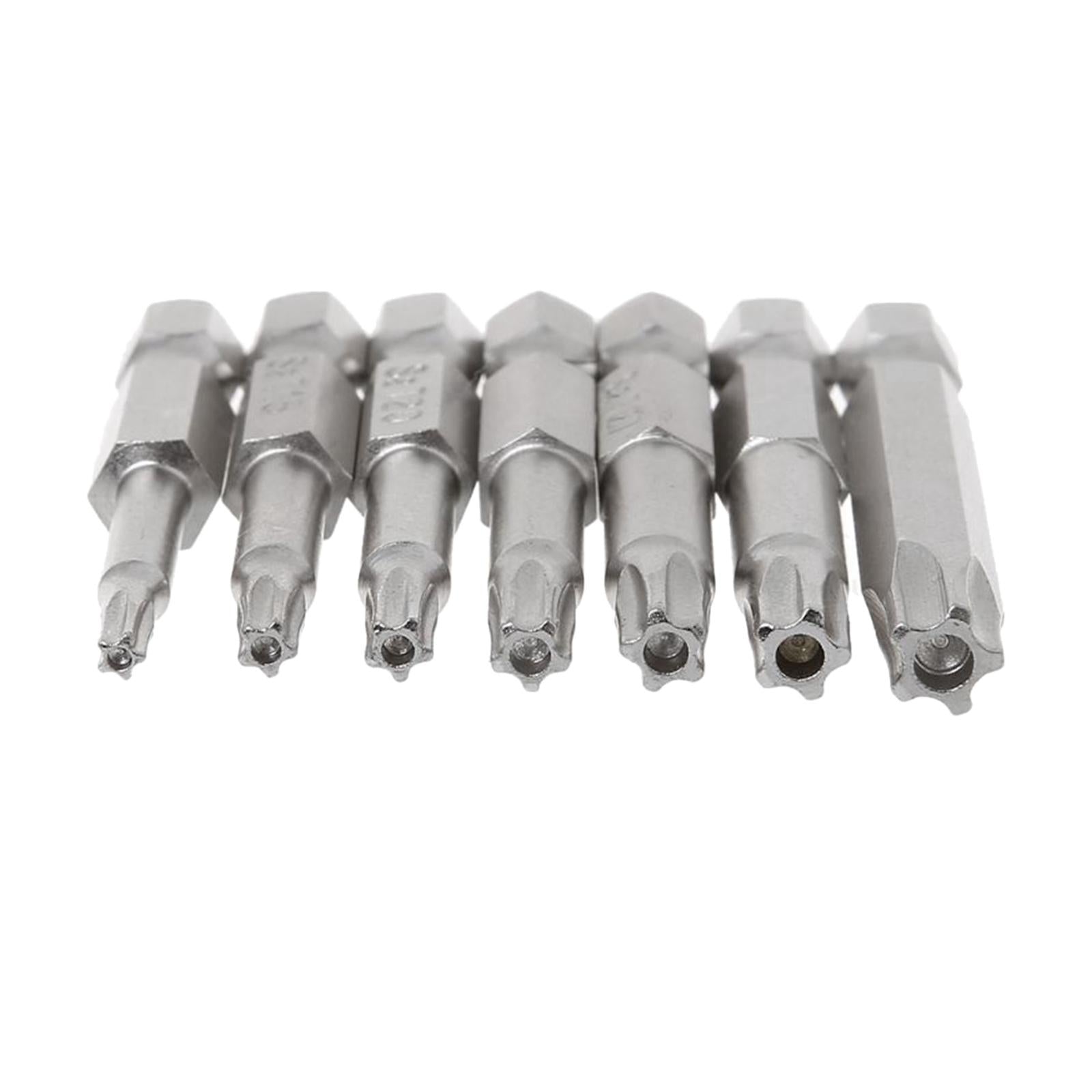 2x7Pcs Screwdriver Drill Bits 1/4 Hex Shank for Electric Screwdrivers"