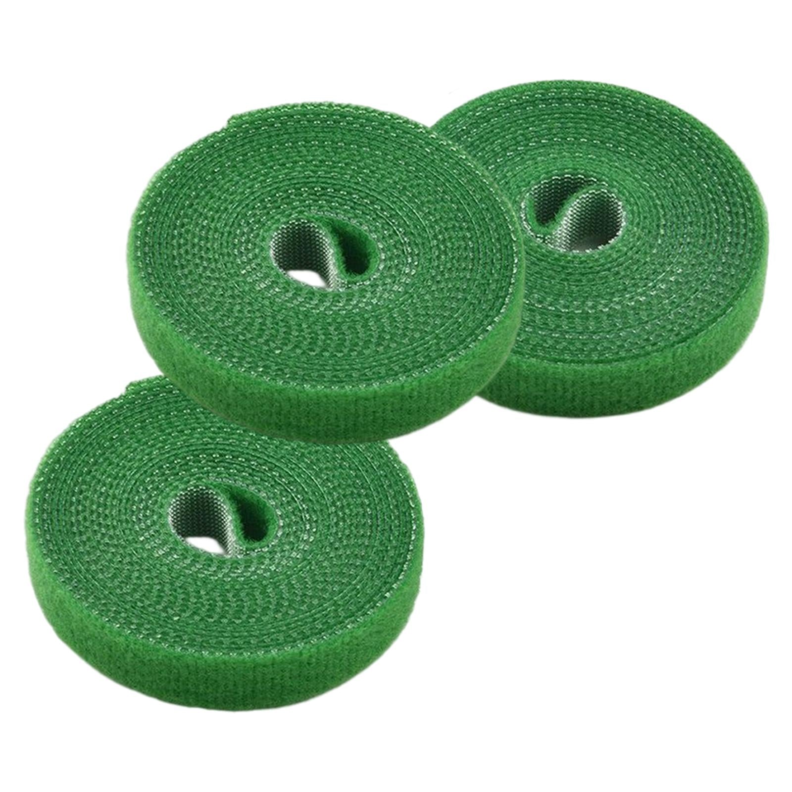 2xNylon Plants Ties Reusable Cane Wrap Cable Ties for Greenhouse Vines 2M