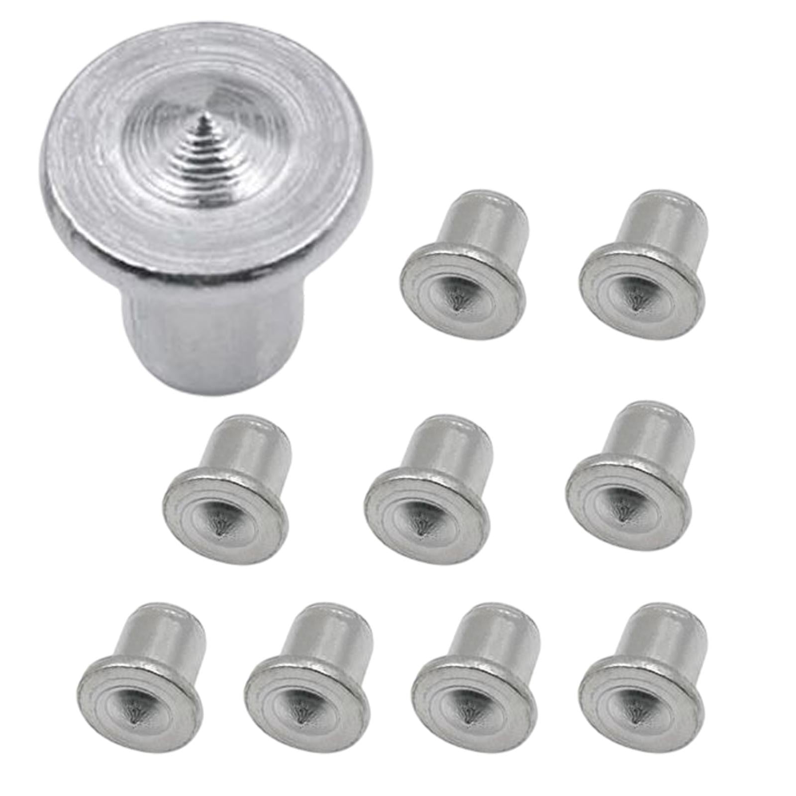 3x10Pcs Portable Center Dowel Pins Dowel Drill Points Pin for Woodworking 6mm