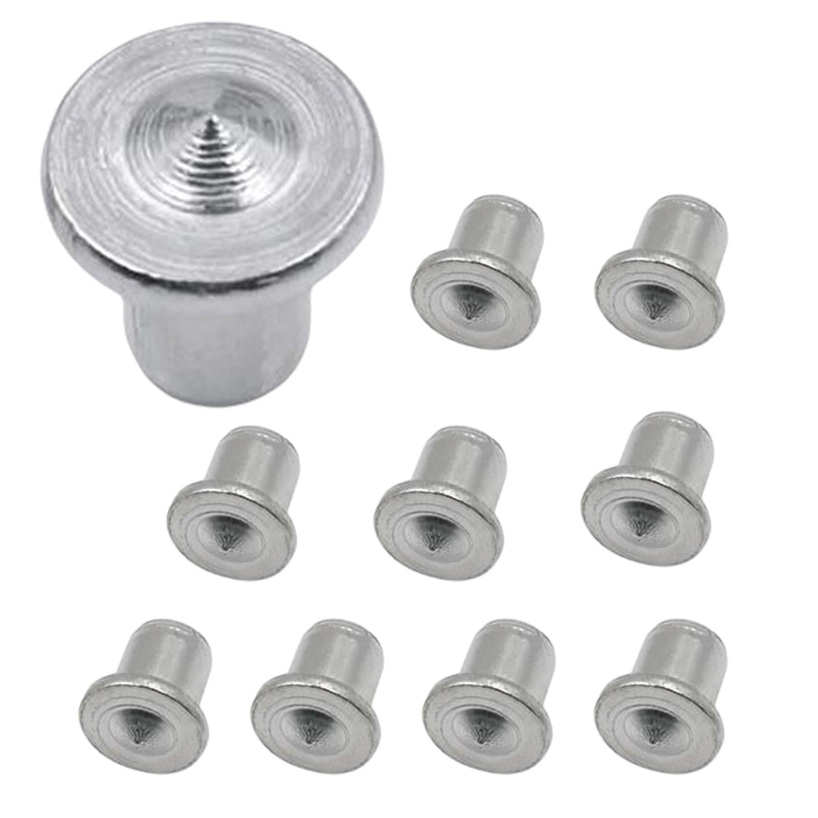 4x10Pcs Portable Center Dowel Pins Dowel Drill Points Pin for Woodworking 6mm