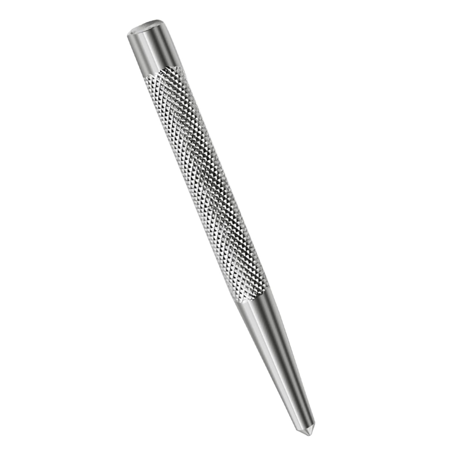 4xMetal Positioning Punch Non Slip Knurling Handle Drill Bit Borehole