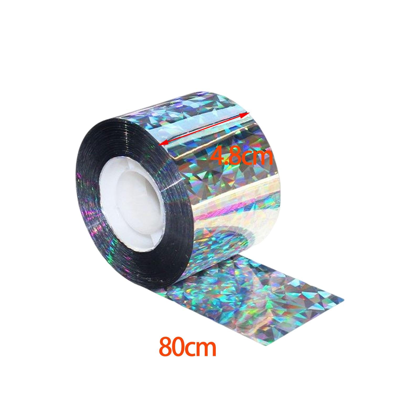 2xBird Scare Tape Keep Reflective Flashing Double Sided for Garden Outdoor 80cm