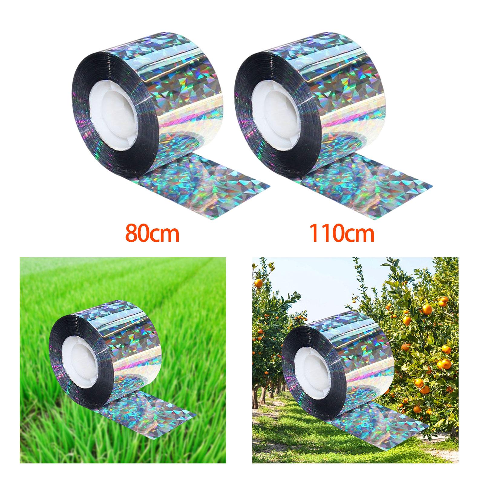 3xBird Scare Tape Keep Reflective Flashing Double Sided for Garden Outdoor 80cm