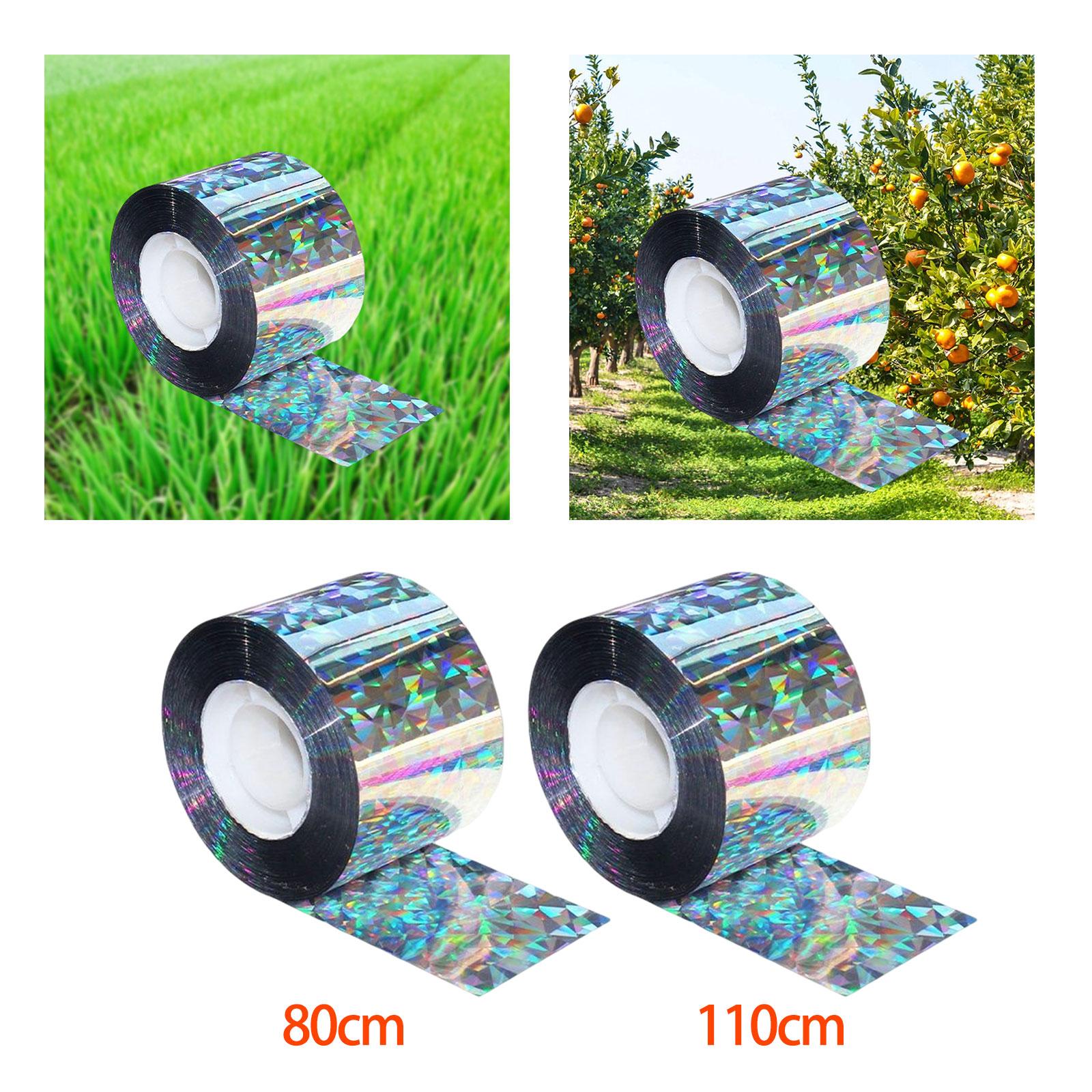 3xBird Scare Tape Keep Reflective Flashing Double Sided for Garden Outdoor 80cm