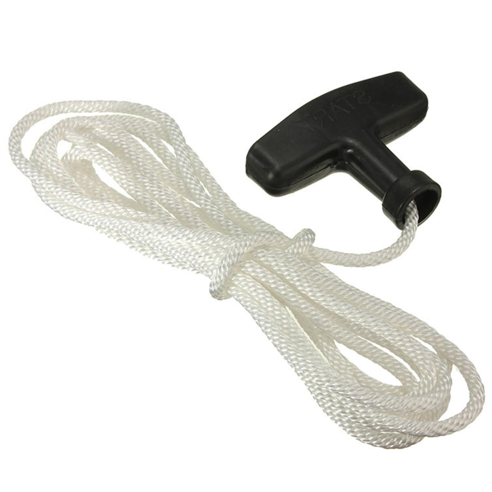 3xStarter Handle with Rope Mower Pull Cord Universal for Replacement Accessory 3m