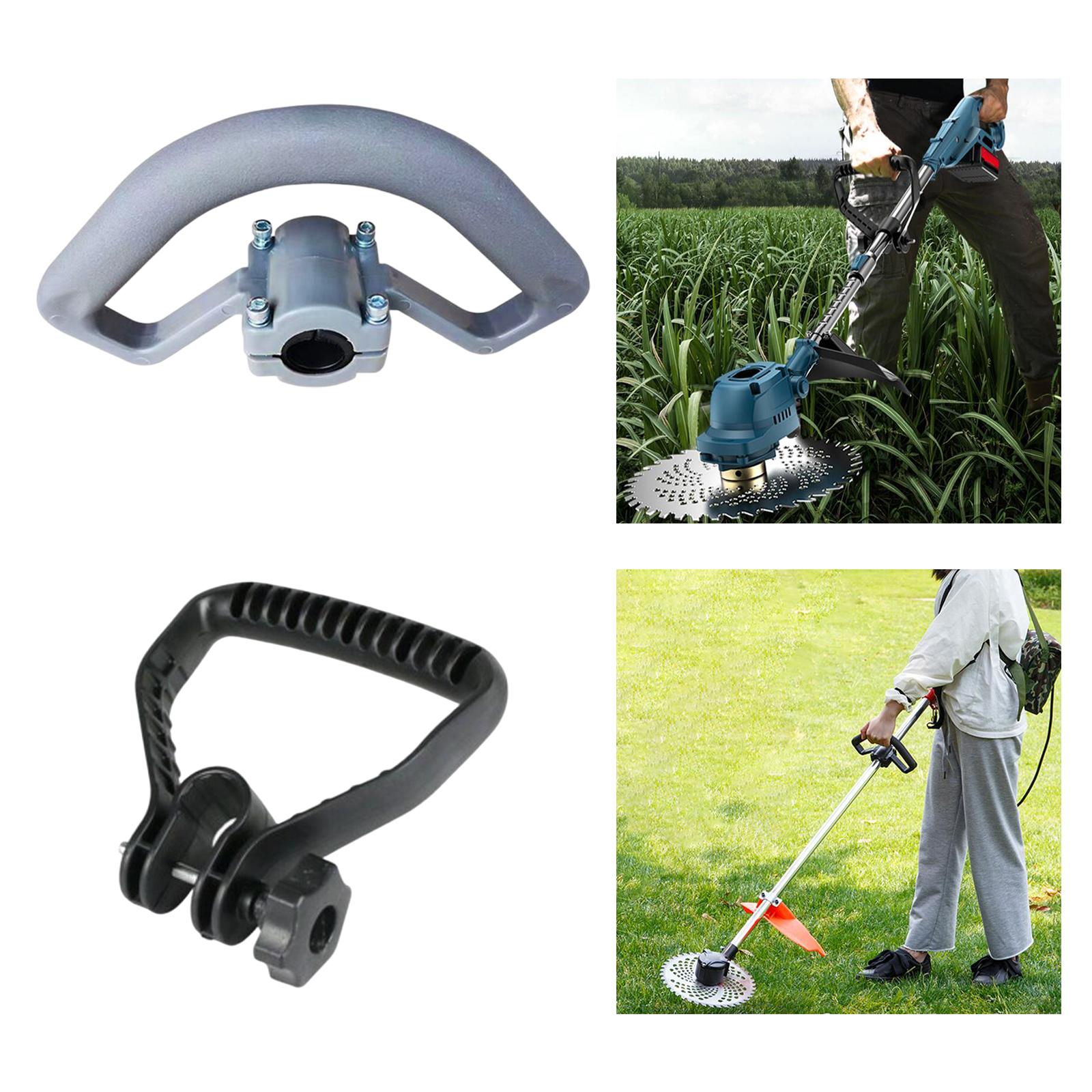 4xTrimmer Handle Bar Replacments Cutter Handle for Trimmer Lawn Accessory Black