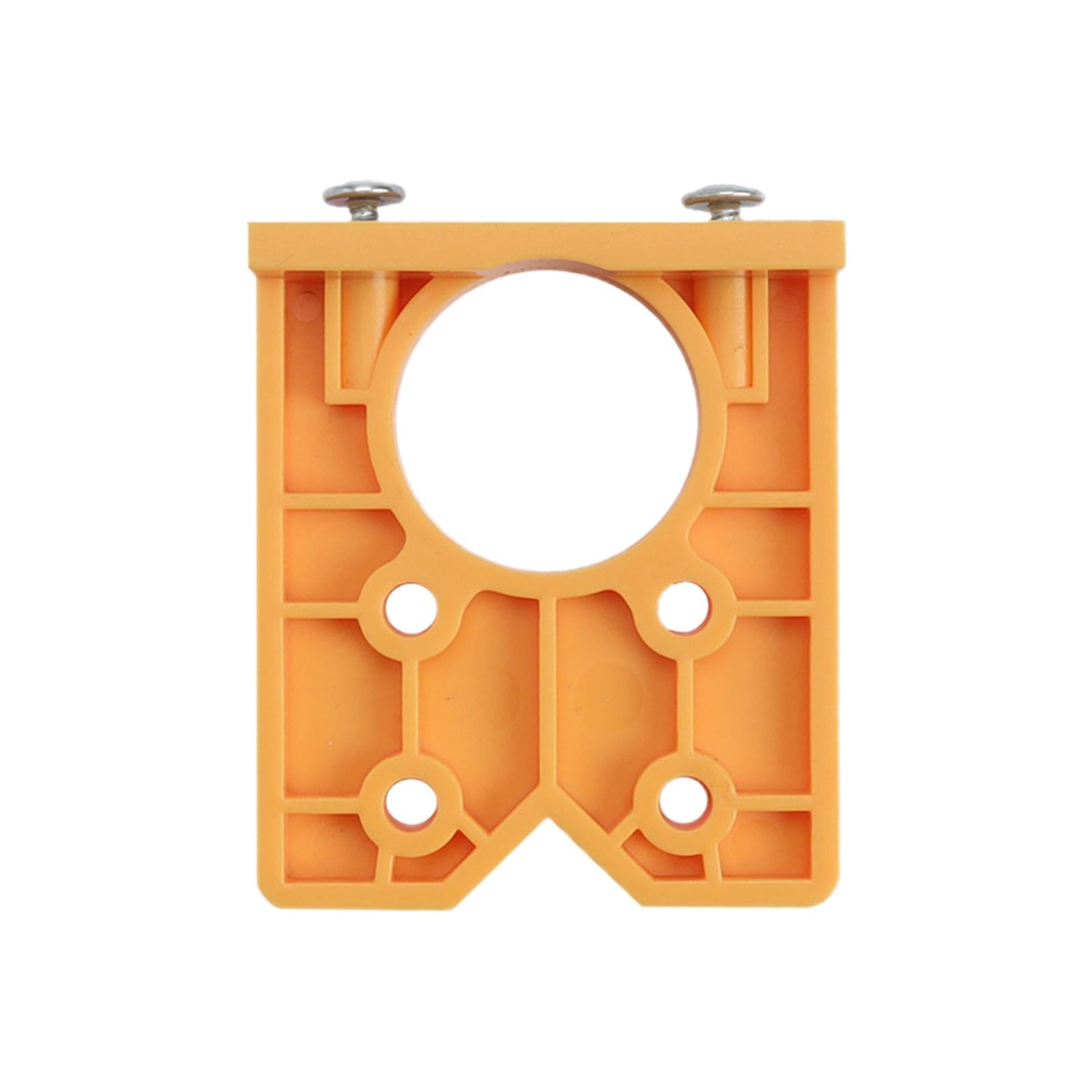 4xHinge Boring Jig Wood Furniture Hole Jig Guide for Carpenter Woodworking Yellow
