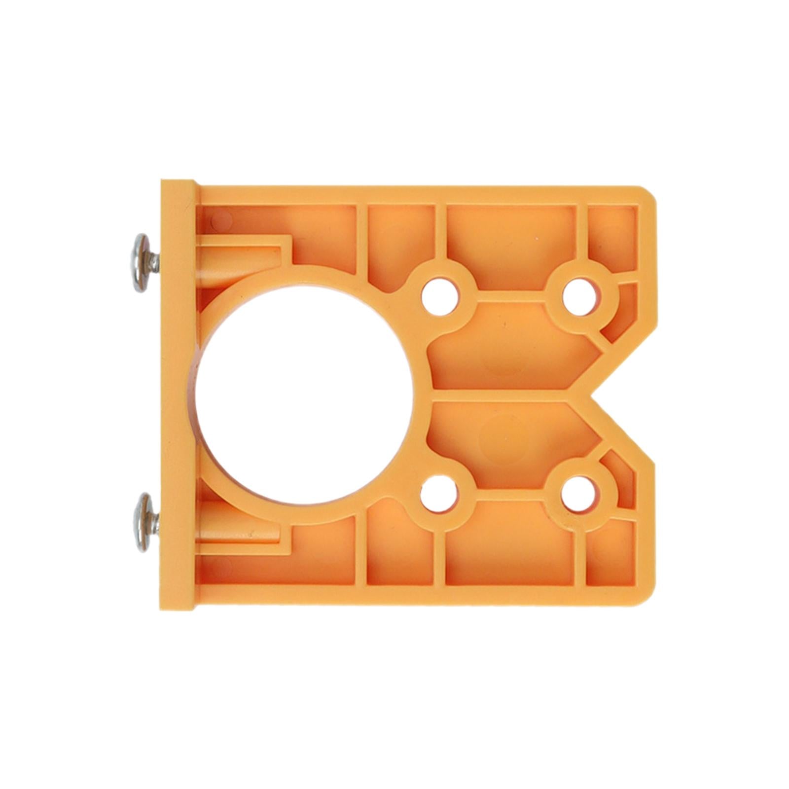 3xHinge Boring Jig Wood Furniture Hole Jig Guide for Carpenter Woodworking Yellow