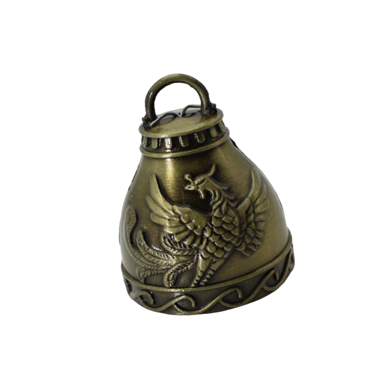 2xAntique Wind Bell Home Garden Decor Hanging Ornament Wind Chimes Pendants Phoenix