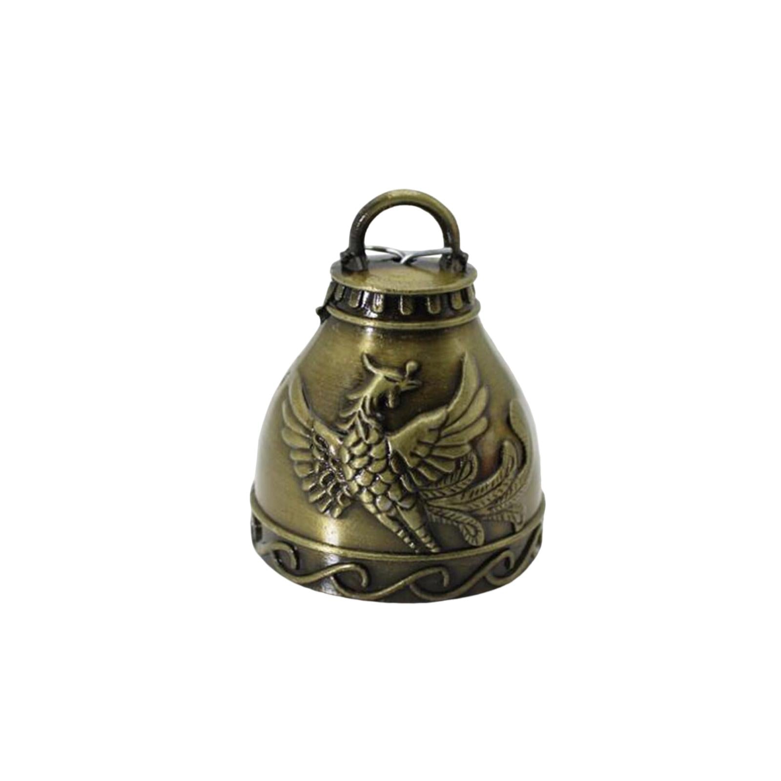 2xAntique Wind Bell Home Garden Decor Hanging Ornament Wind Chimes Pendants Phoenix