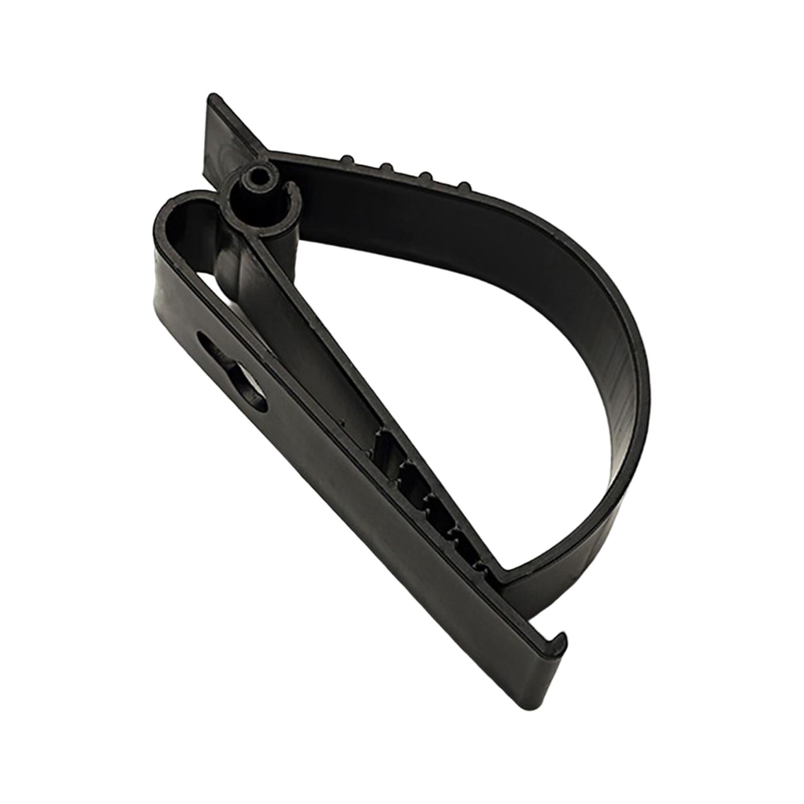 4xMultifunctional Belt Clamp Premium Labor Protection for Helmet Keychain Black