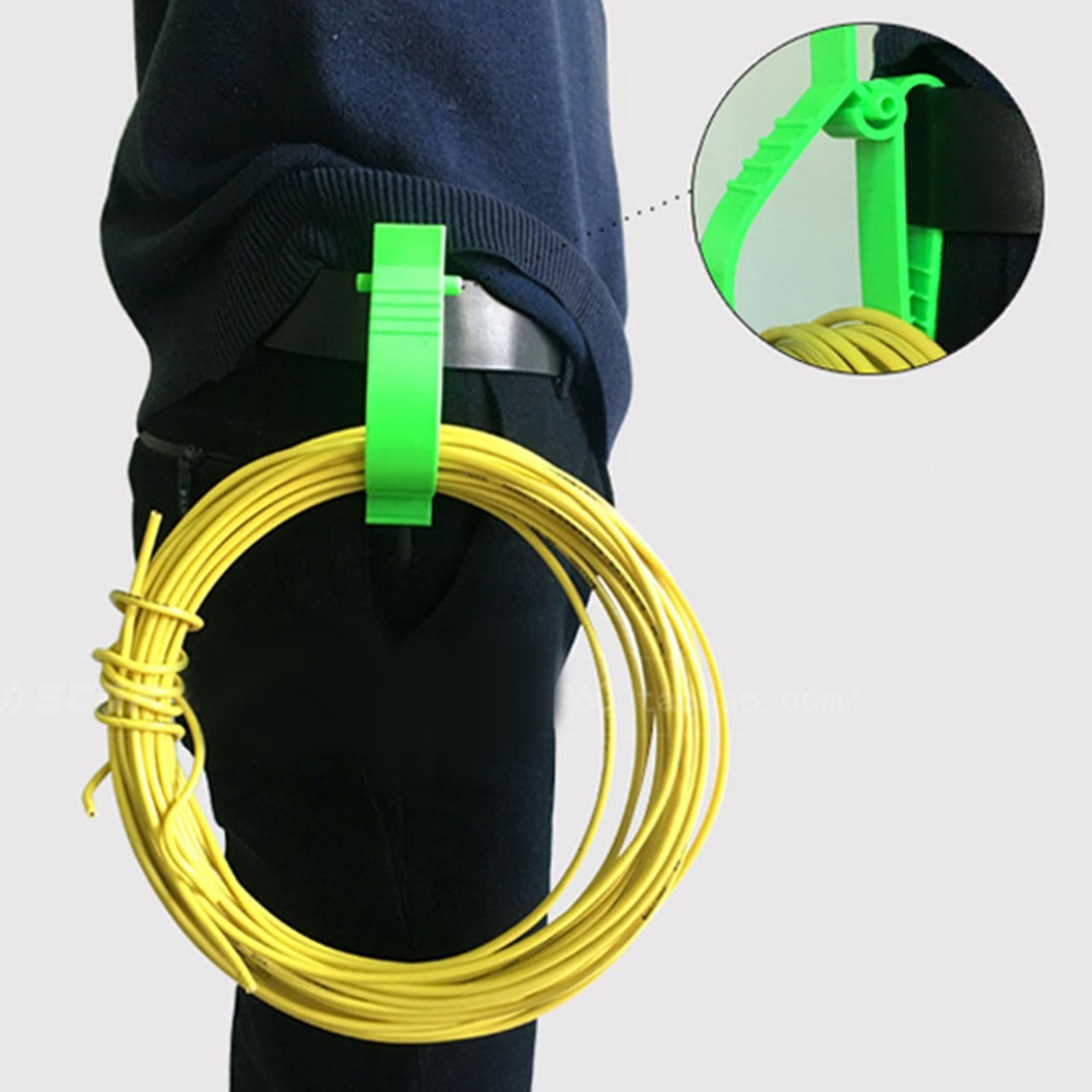 3xMultifunctional Belt Clamp Premium Labor Protection for Helmet Keychain Orange