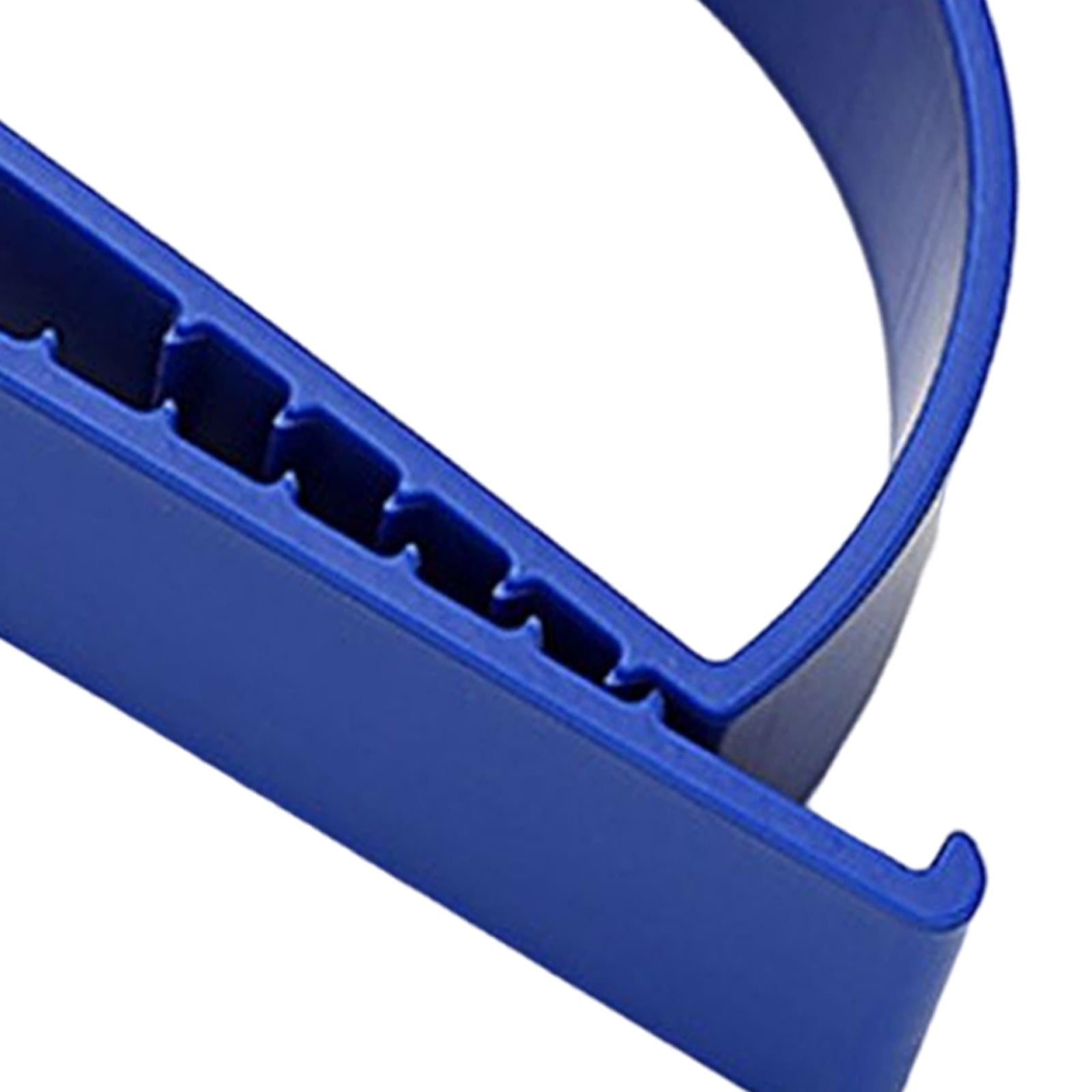 3xMultifunctional Belt Clamp Premium Labor Protection for Helmet Keychain Blue