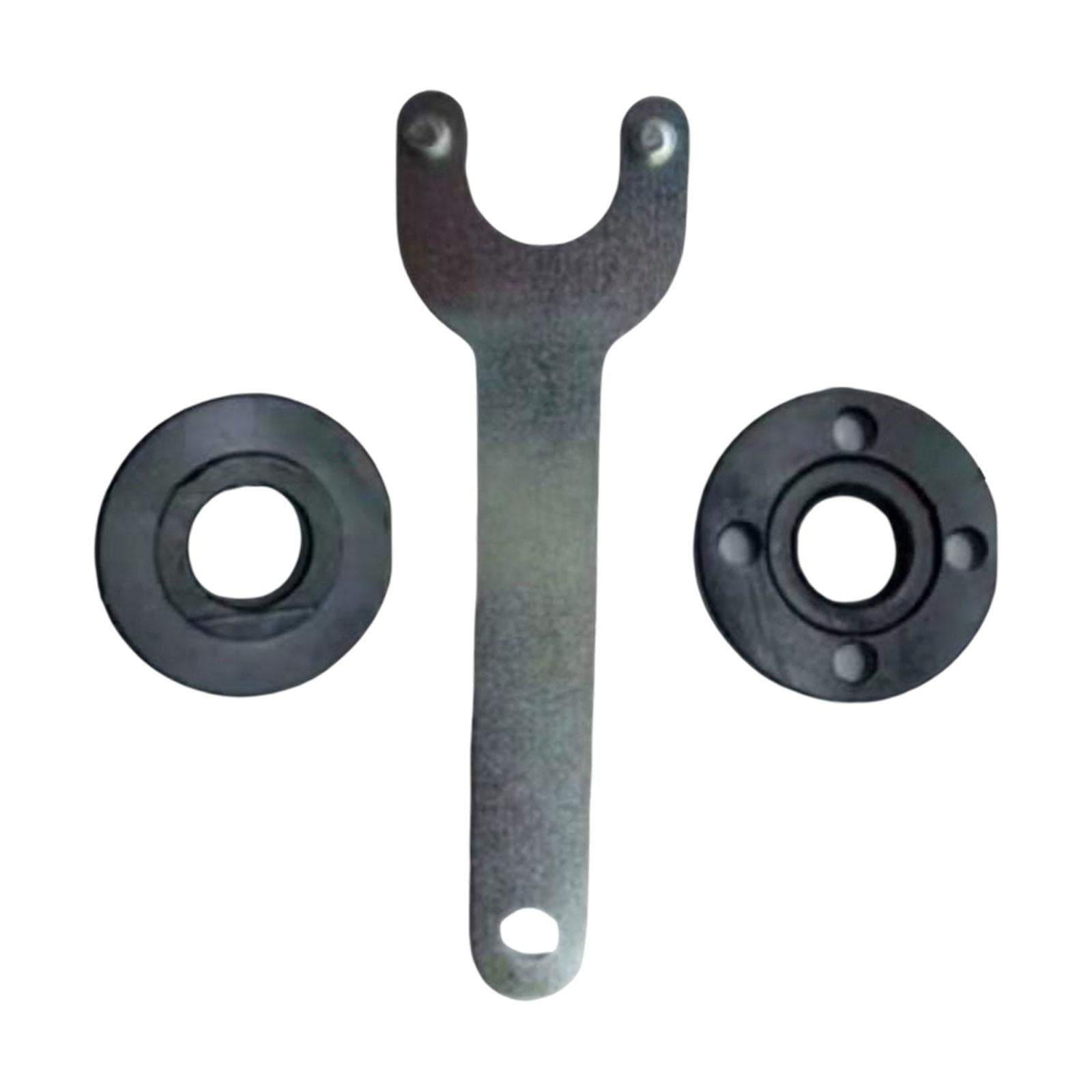 4xAngle Grinder Flange Nuts Tool Set Wrench Inner Outer Flange Nut Accessories