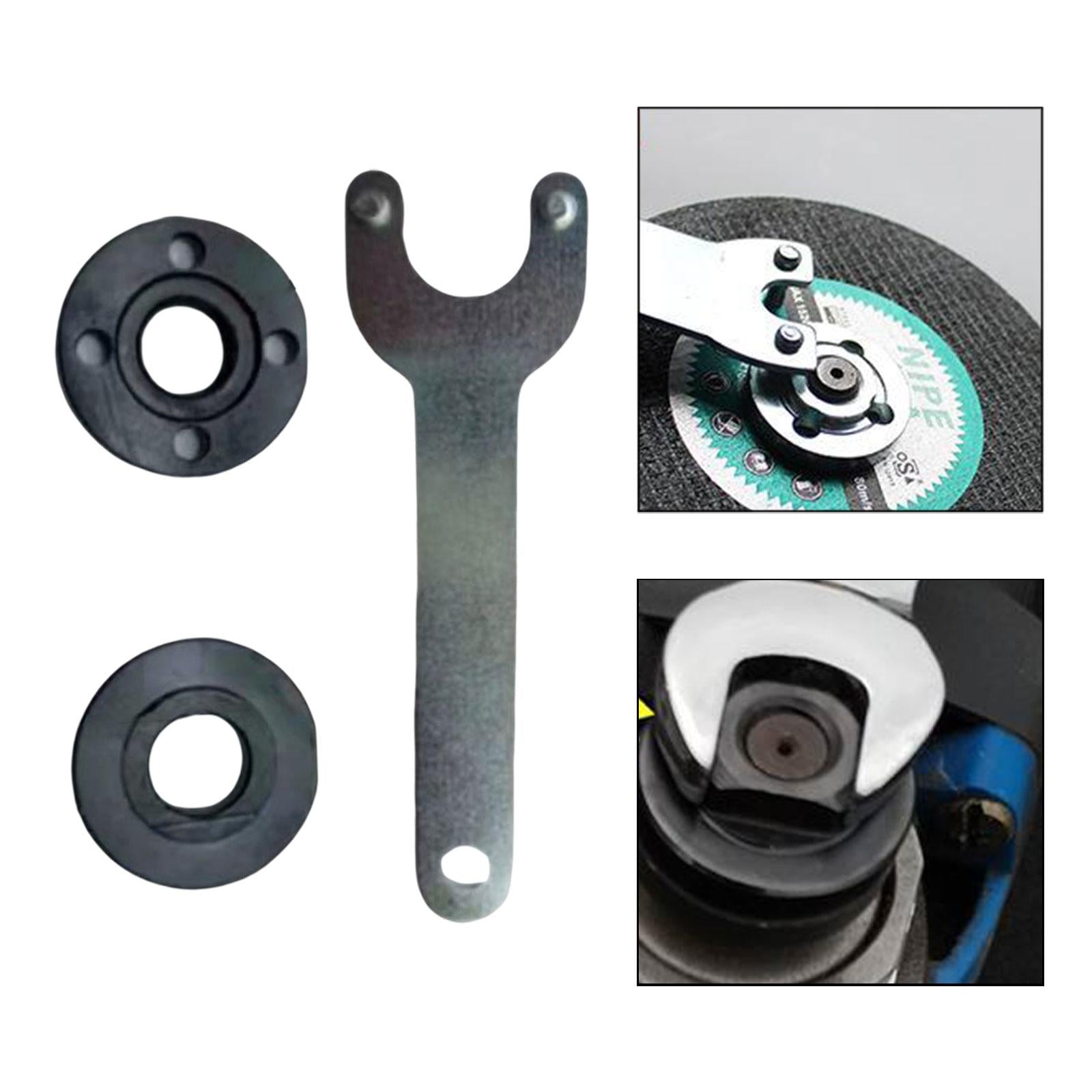 5xAngle Grinder Flange Nuts Tool Set Wrench Inner Outer Flange Nut Accessories