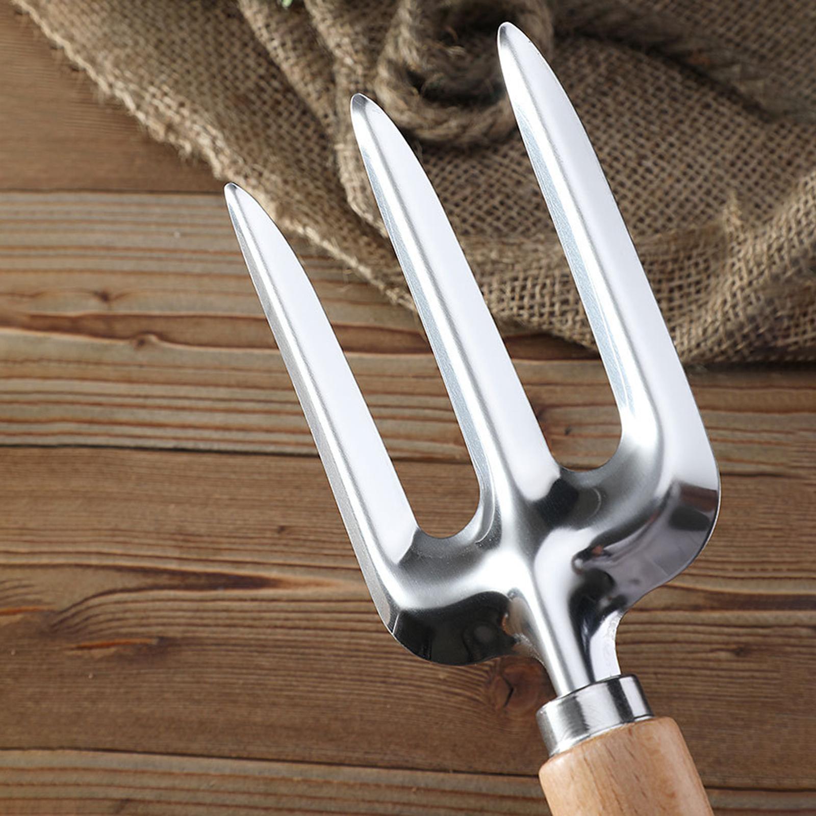 3xMultifunctional Gardening Tool Manual Hand Weeding Removal for Courtyard Spade