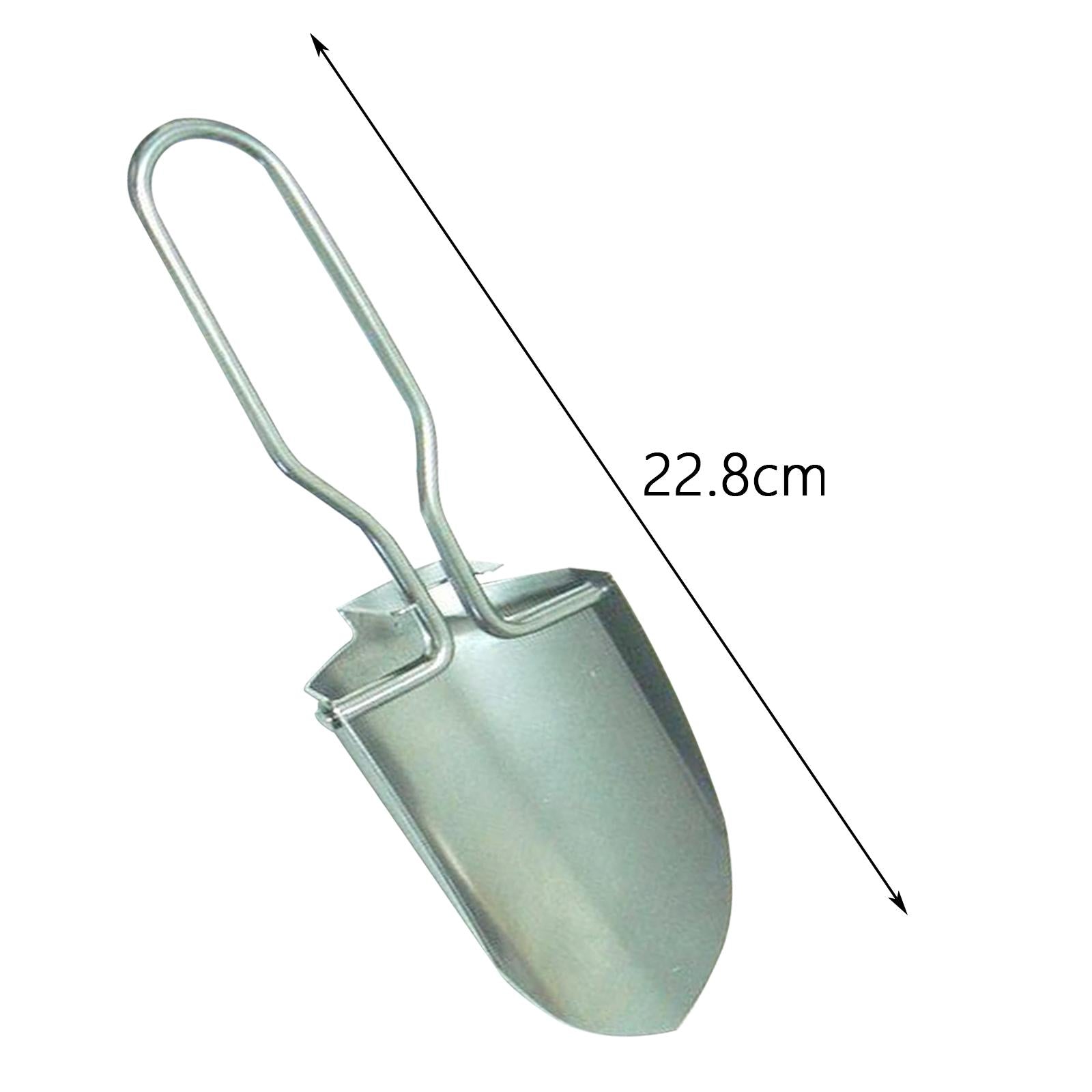 2xFoldable Garden Shovel Gardening Trowels Garden Tools for Outdoor Courtyard