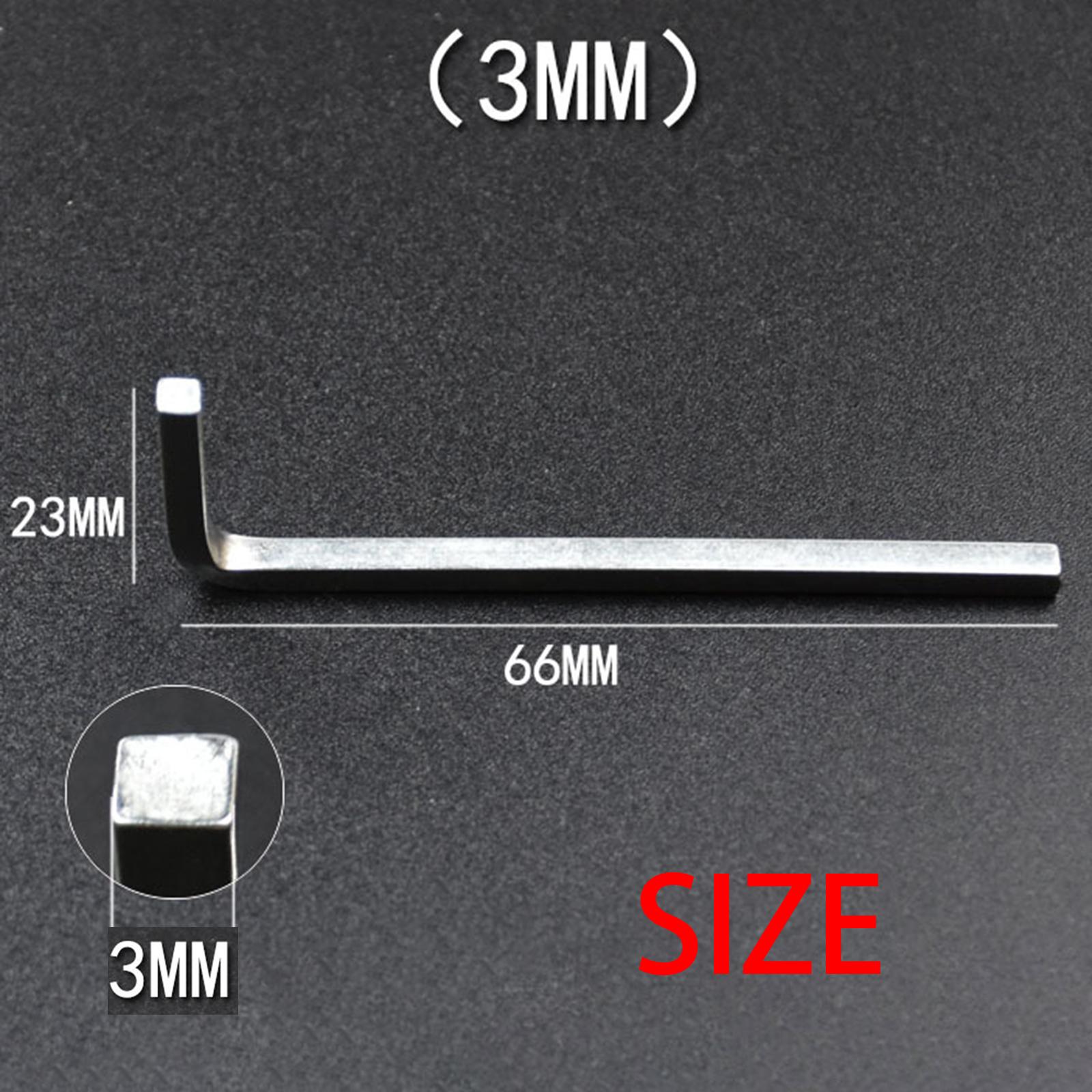 2xl shaped Square Head Wrench Universal for Furniture factory Office 3mm