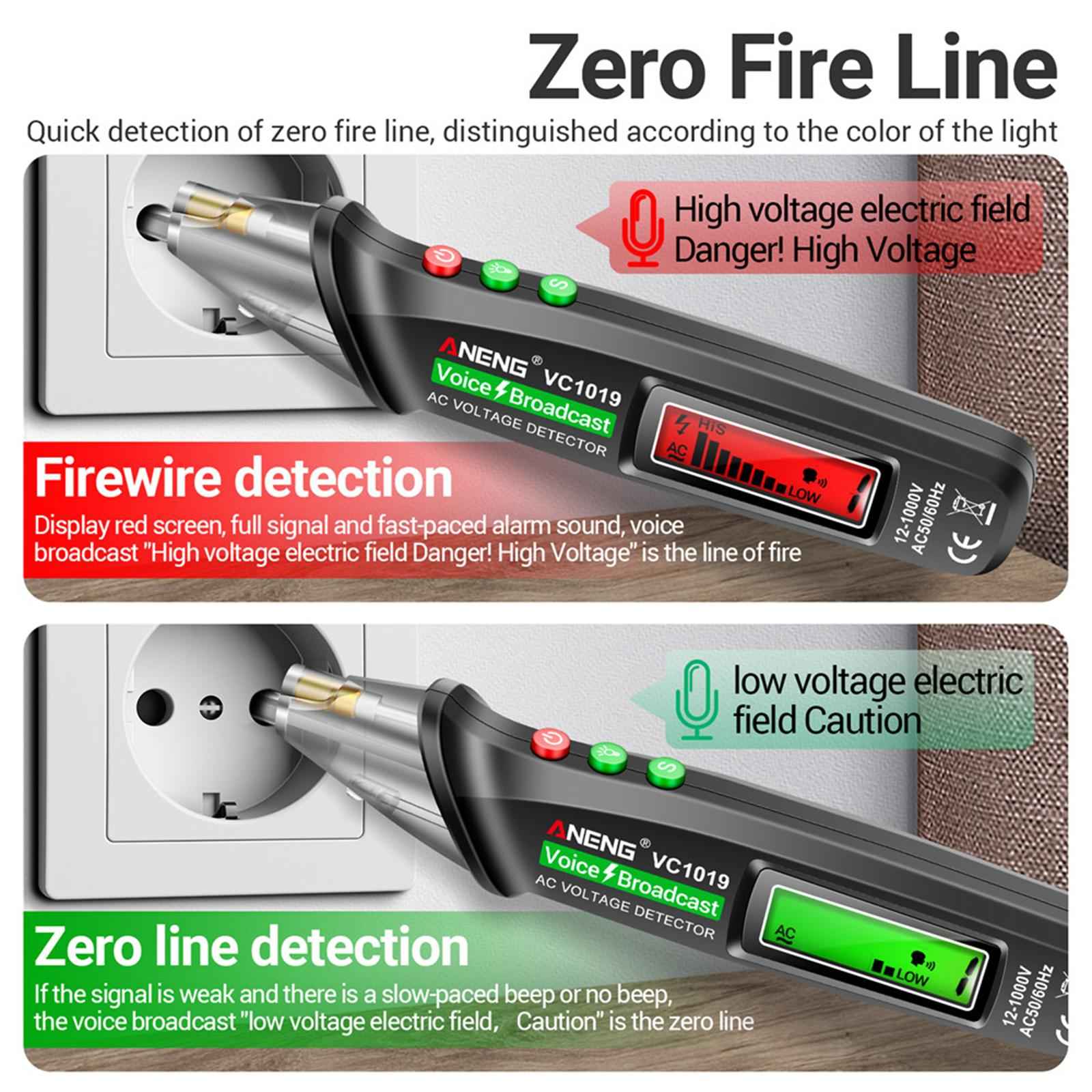 Voltage Tester Household for Electrical Voltage Detector On Off Detection