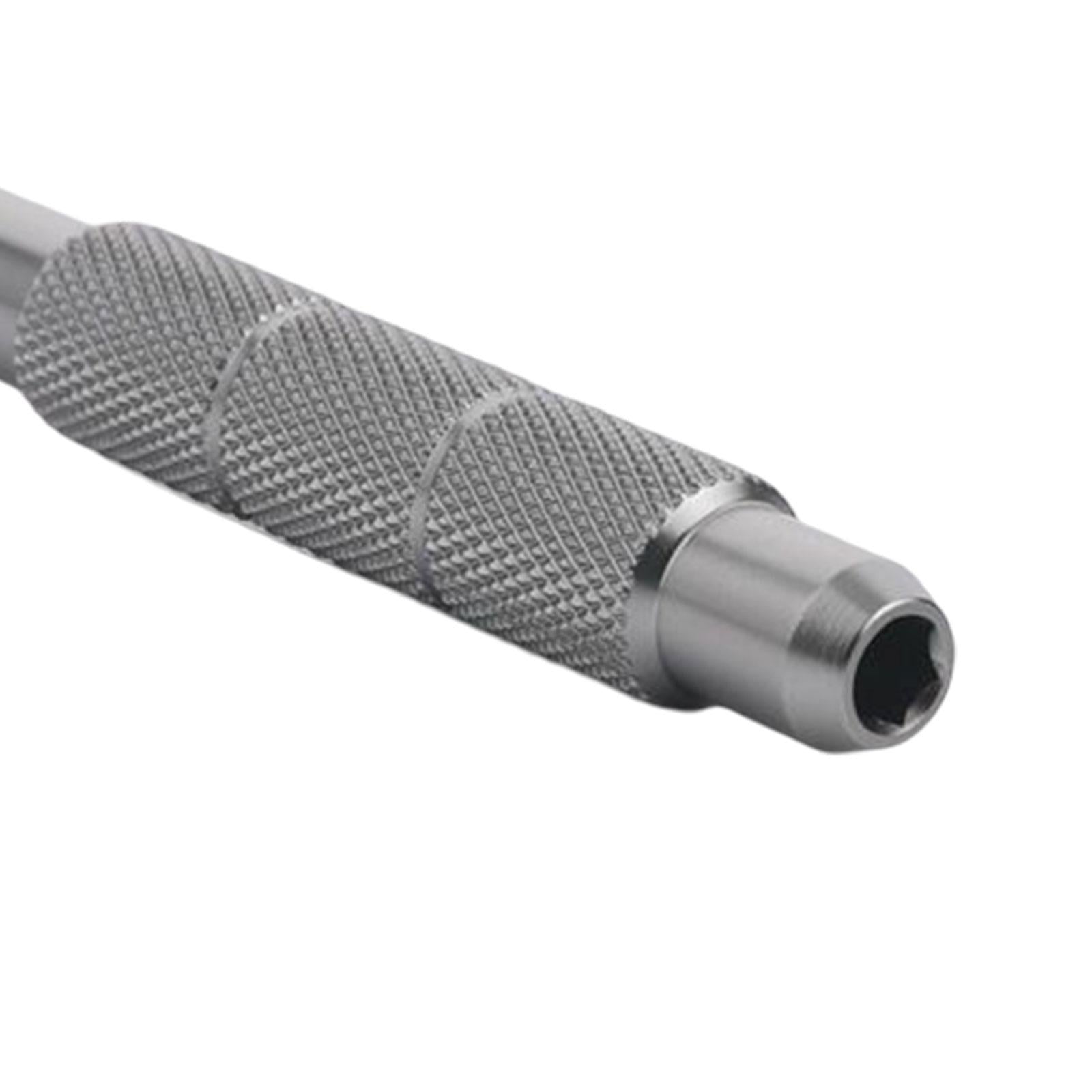 4xHex Screwdriver Shaft Handle for 4mm Screwdriver Bit Magnetic Aluminum