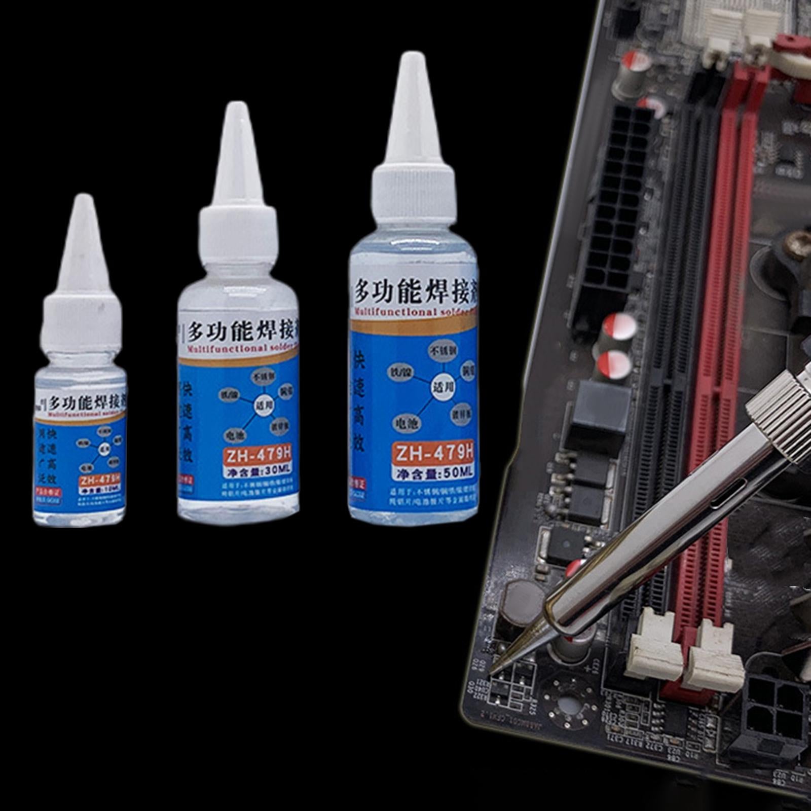 3xSoldering Flux Welding Flux Soldering Flux Liquid for Repairing Iron Copper 10ml