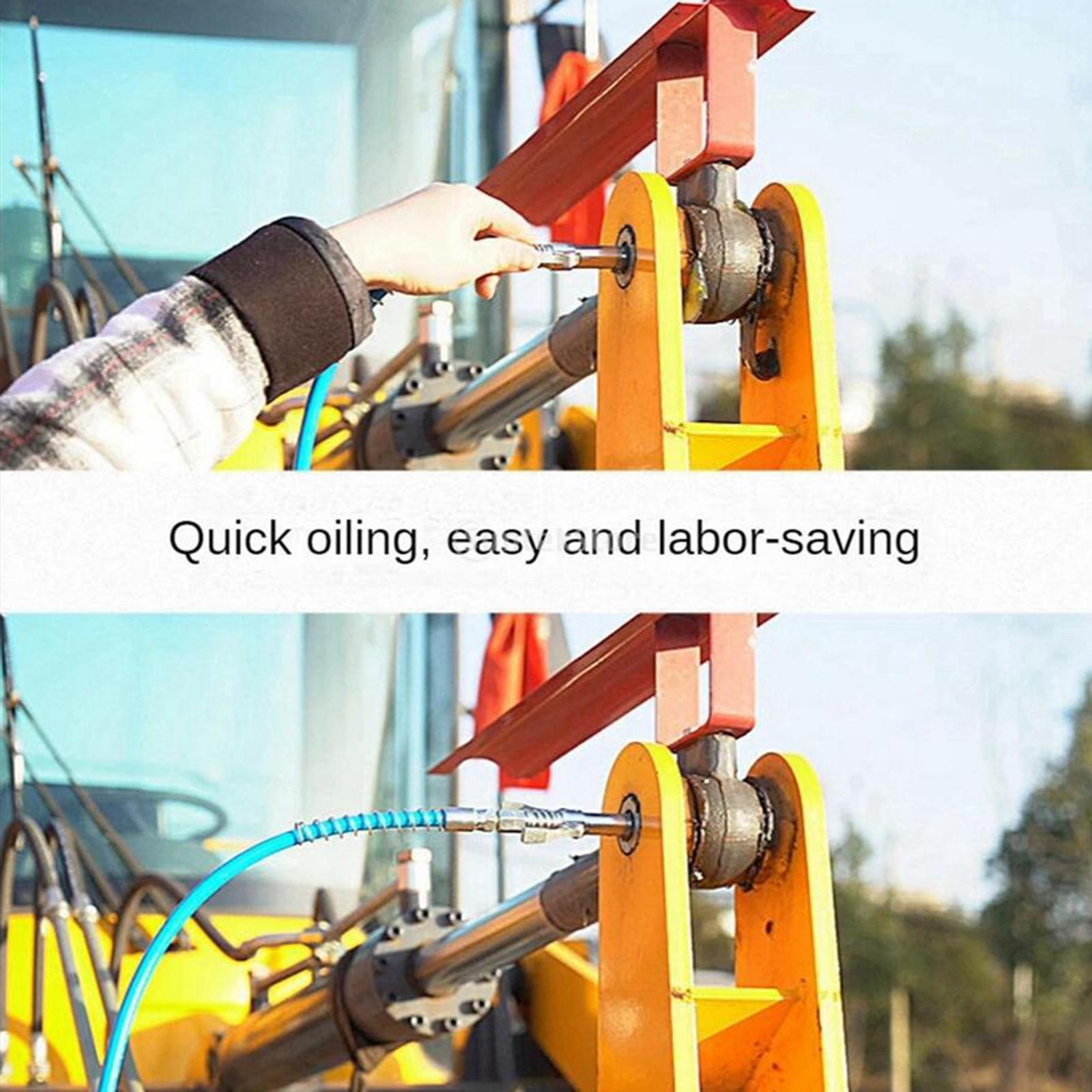 2xGreases Joint Fittings Leakproof for Industrial Machinery and Equipment Double Handle