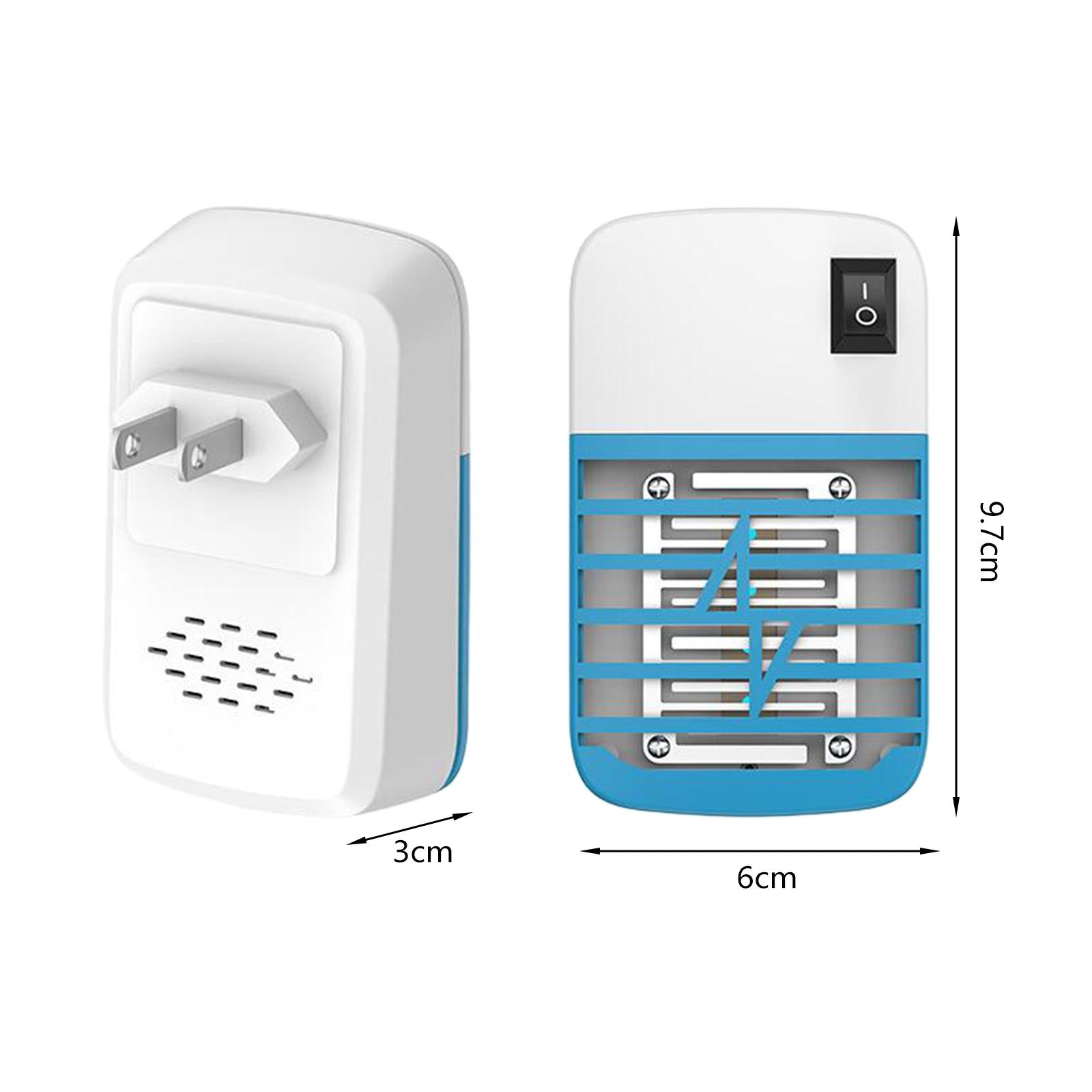 2xElectric Fly Traps Plug in Mosquito Killer Traps for Baby Room Bedroom Nursery
