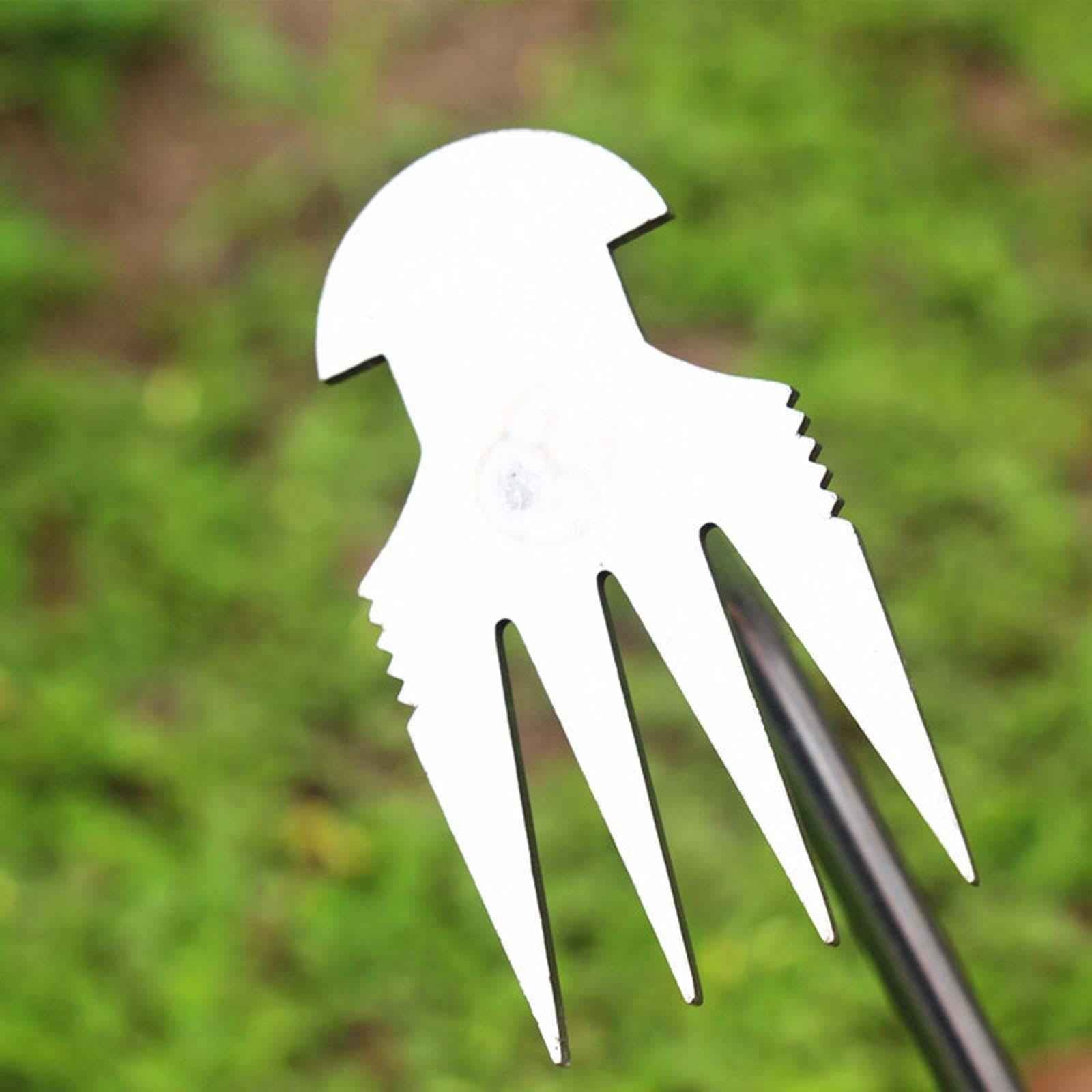 Garden Weeder Tool Digging Multifunctional Weeder for Bonsai Garden Backyard 27cm metal handle