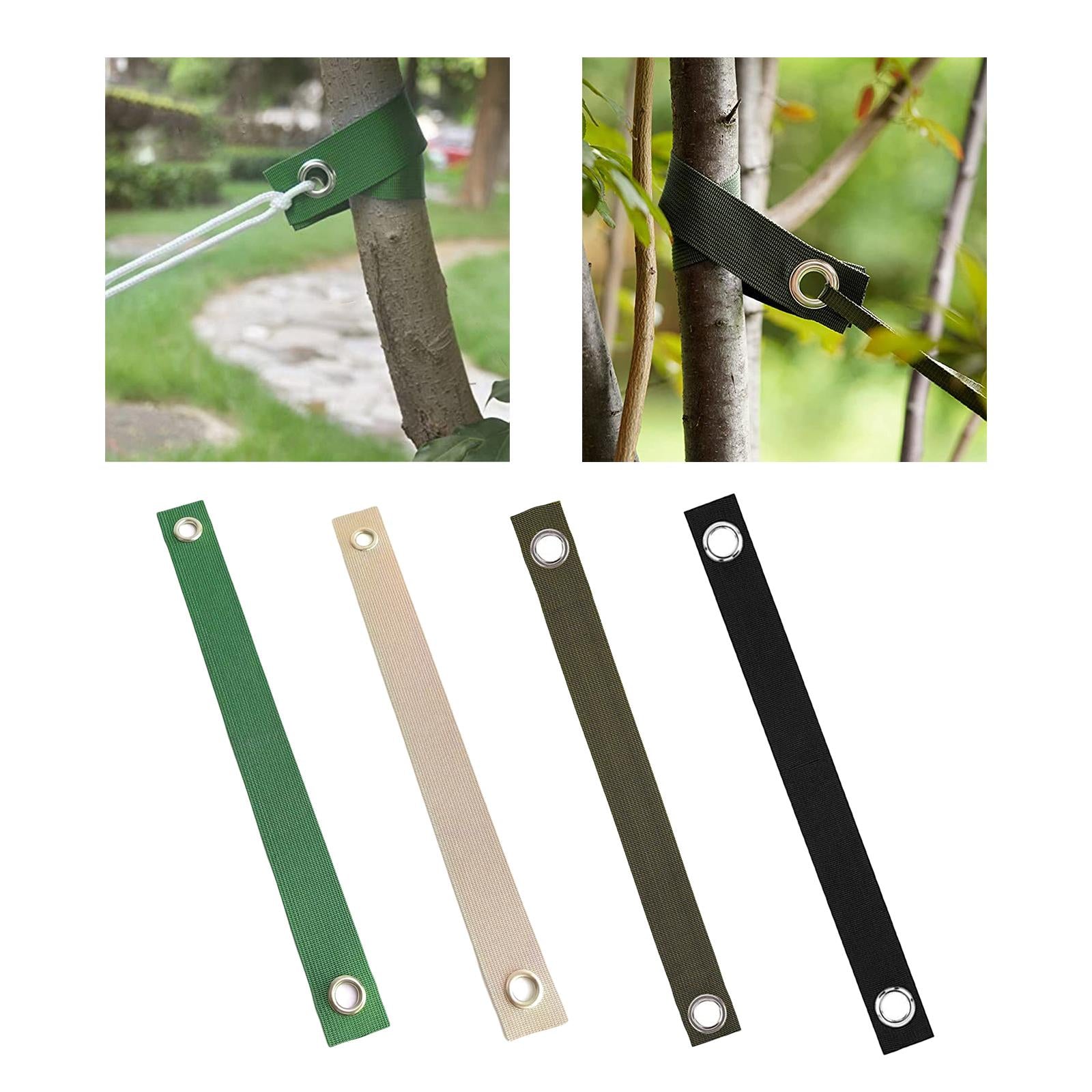 4xHammock Tree Straps Tree Straightening Straps for swing Seat Green
