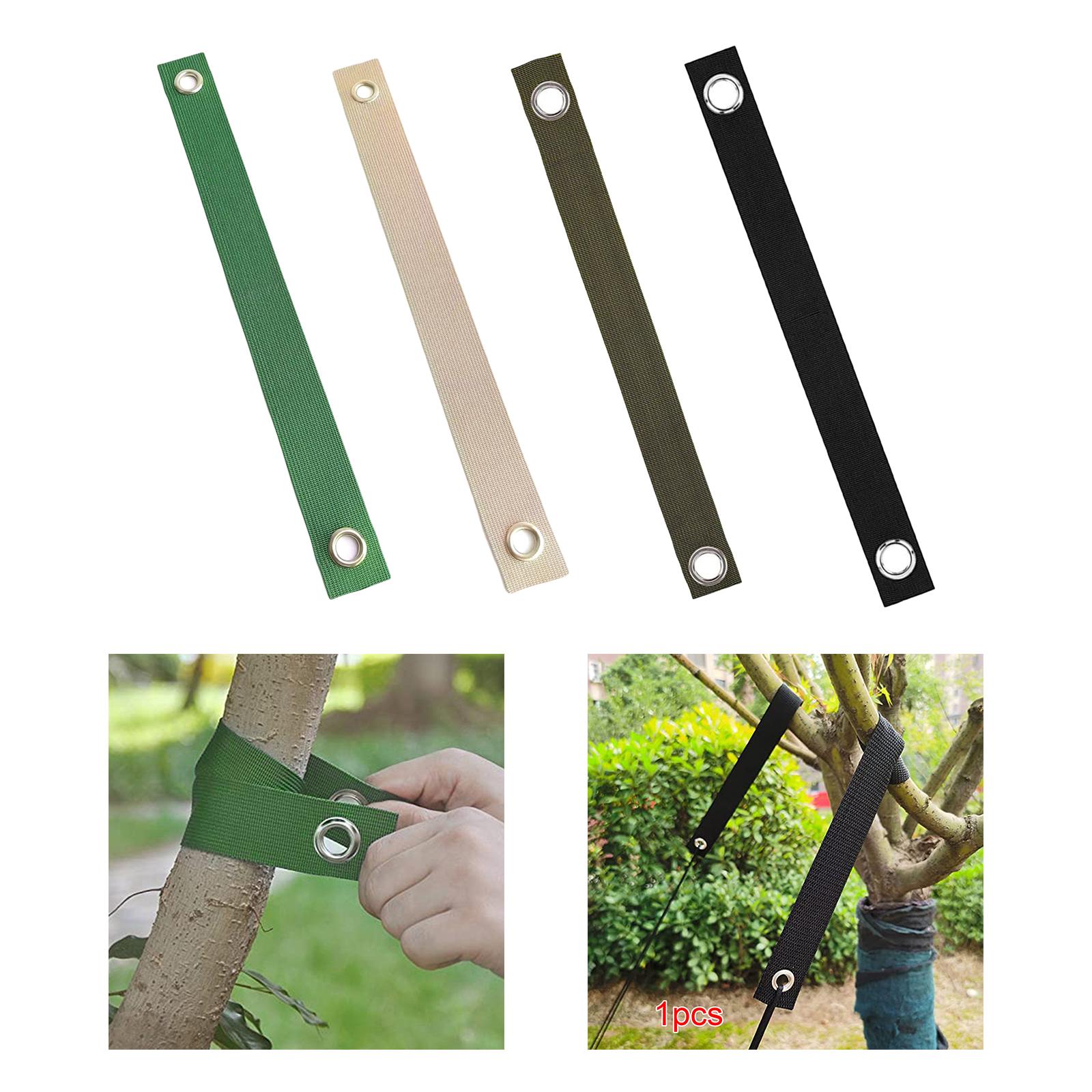 2xHammock Tree Straps Tree Straightening Straps for swing Seat Green