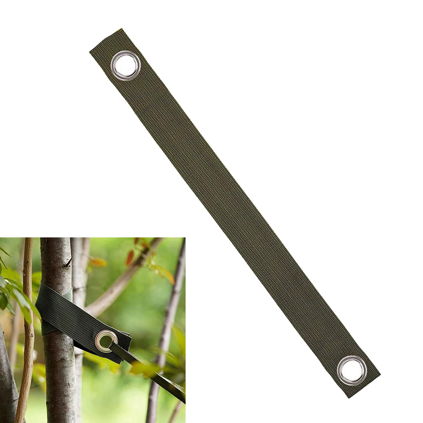 2xHammock Tree Straps Tree Straightening Straps for swing Seat Dark Green