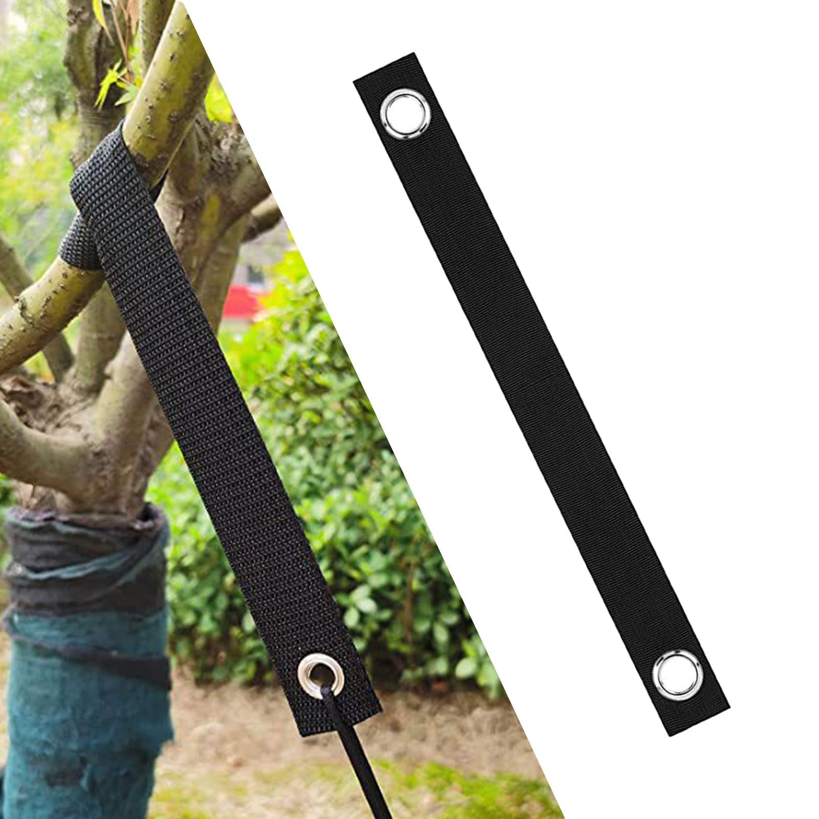 2xHammock Tree Straps Tree Straightening Straps for swing Seat Black