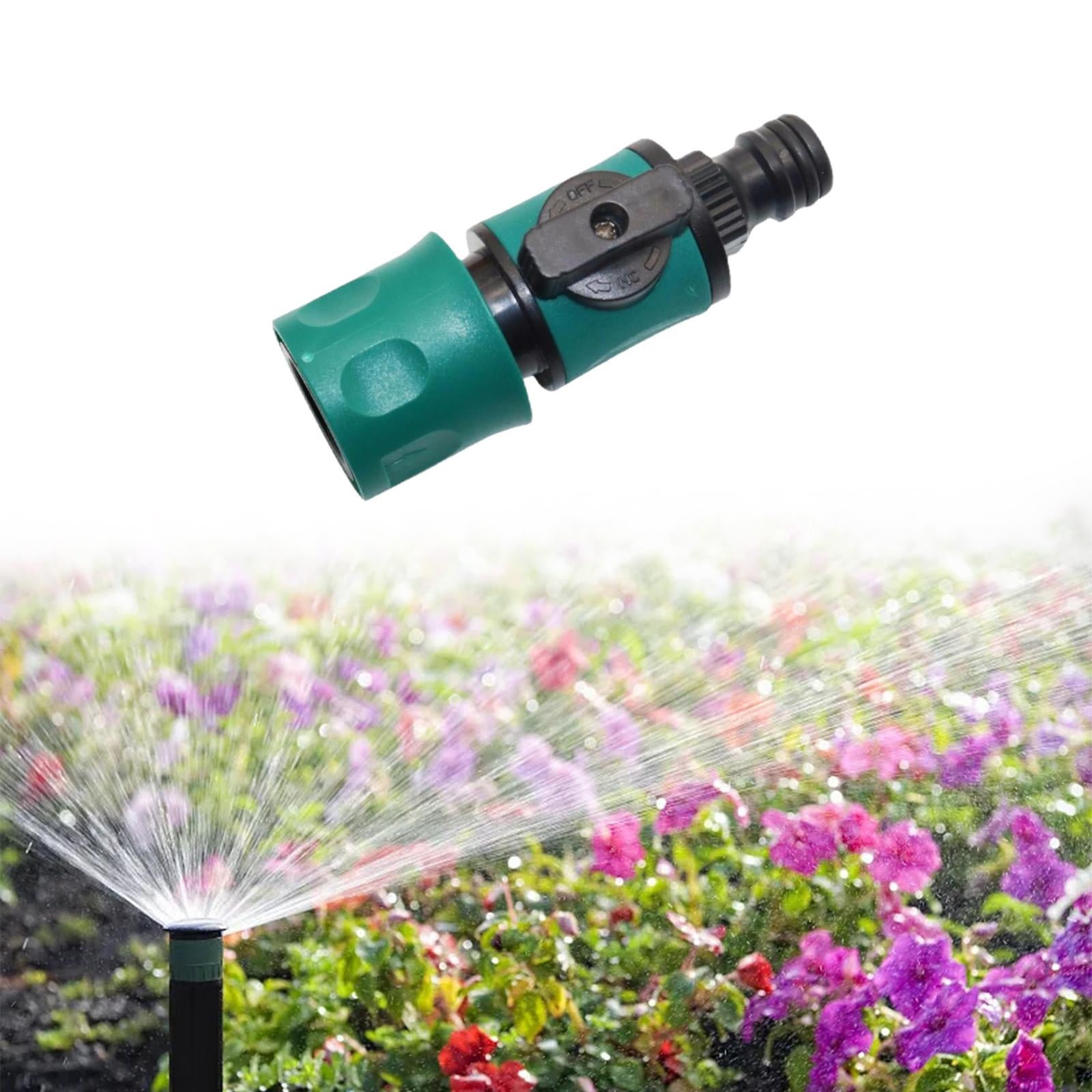 4xQuick Connect in Line Shut Off Valve Gardening Durable Versatile Accessories