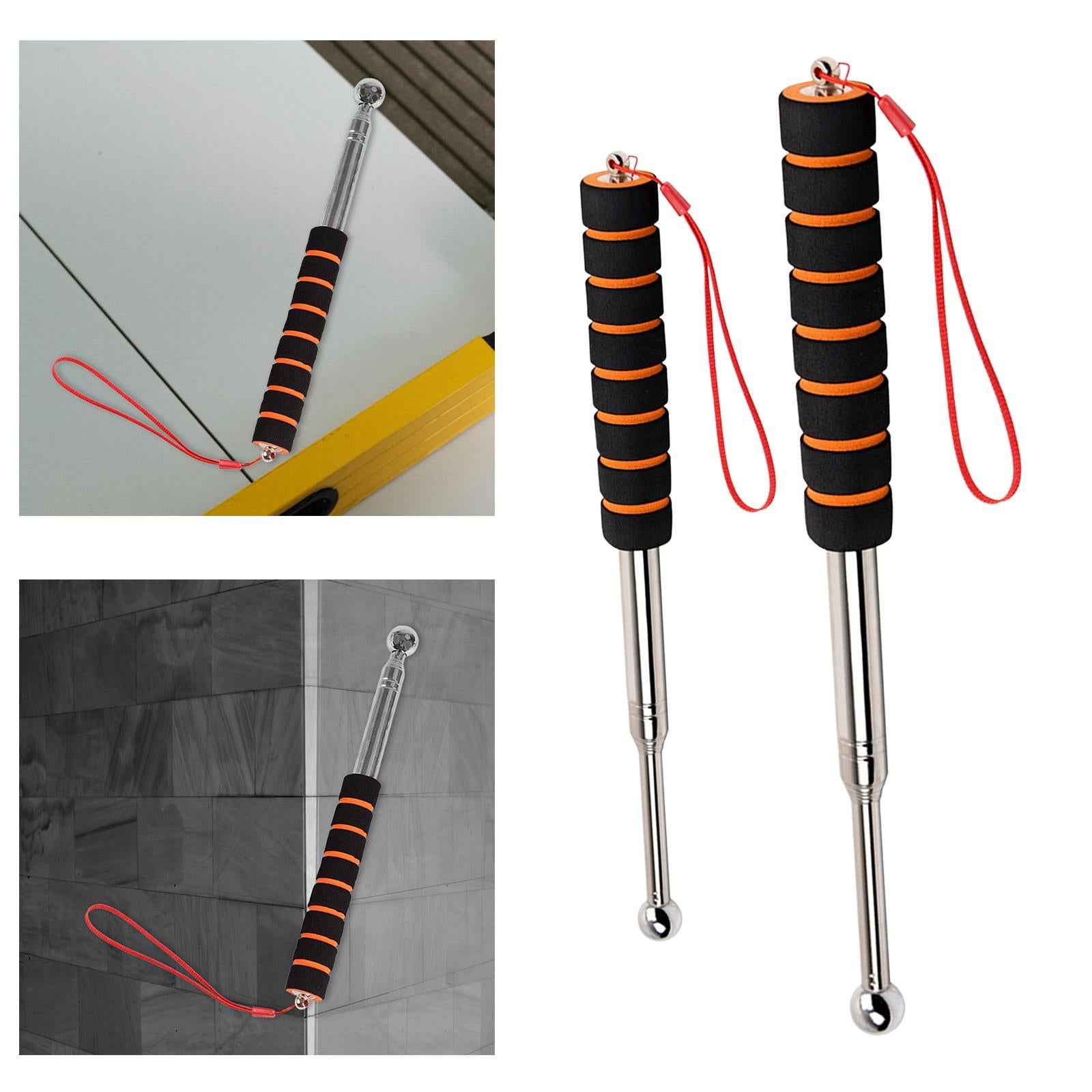 Stainless Steel Hollowing Drum Hammers Tile Hollow Inspection Tool for Tiles 160cm