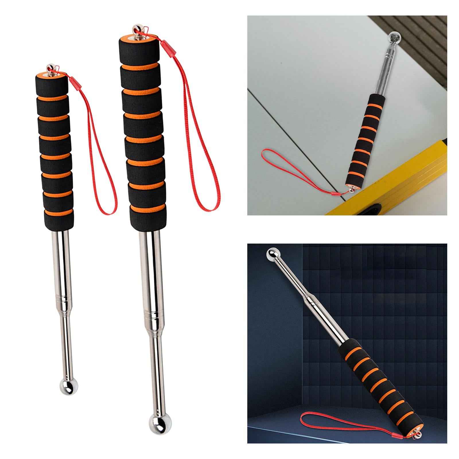 Stainless Steel Hollowing Drum Hammers Tile Hollow Inspection Tool for Tiles 160cm