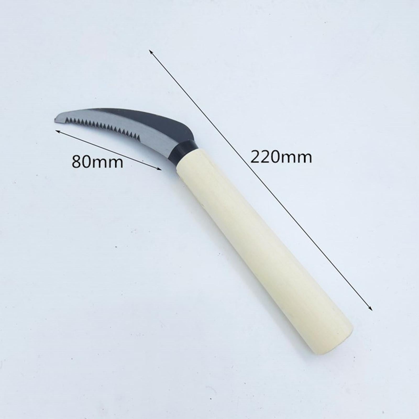 3xGrass Weeding Knife Stainless Steel Weeding Sickle for Terrace Lawn Driveway